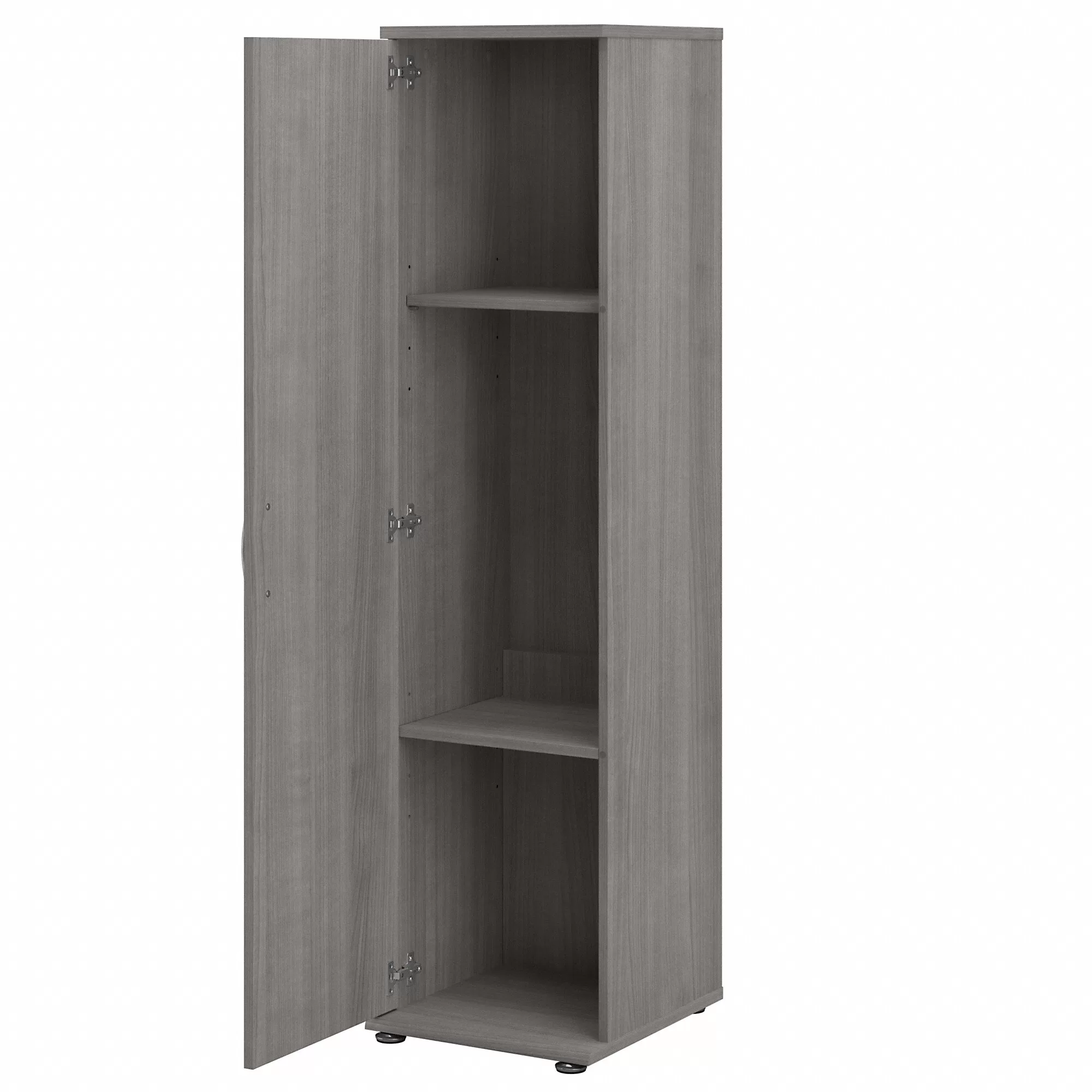 Bush Business Furniture Universal Storage 15.6692-in W x 61.811-in H Wood Composite Platinum Gray Freestanding Utility Storage Cabinet - Image 5