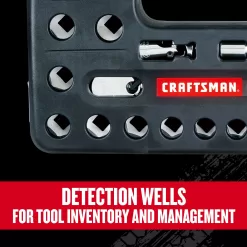 Alternative view of CRAFTSMAN V-Series 21-Piece Standard (SAE) 1/2-in Drive 6-point Set Shallow Socket Set