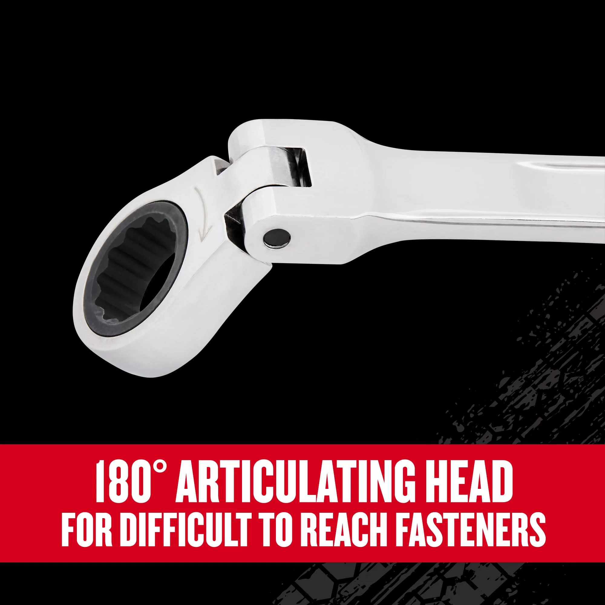 CRAFTSMAN V-Series 7-Piece Set 6-point Standard (SAE) Flexible Head Ratchet Wrench - Image 6