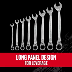 Alternative view of CRAFTSMAN V-Series 7-Piece Set 6-point Standard (SAE) Flexible Head Ratchet Wrench
