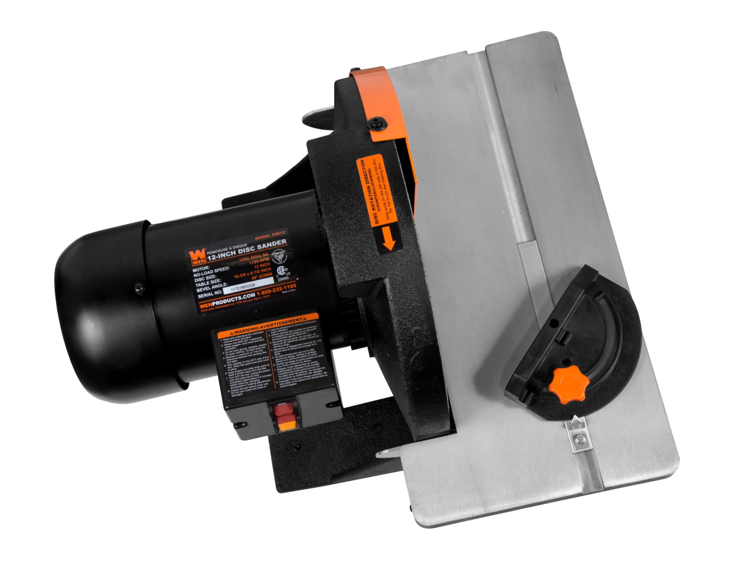 WEN 8-Amp Benchtop Sander - Image 7