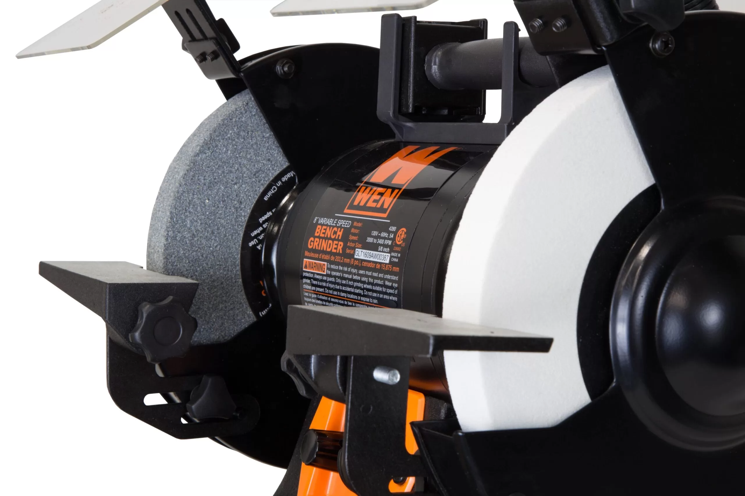 WEN 8-in Variable Speed Bench Grinder - Image 3