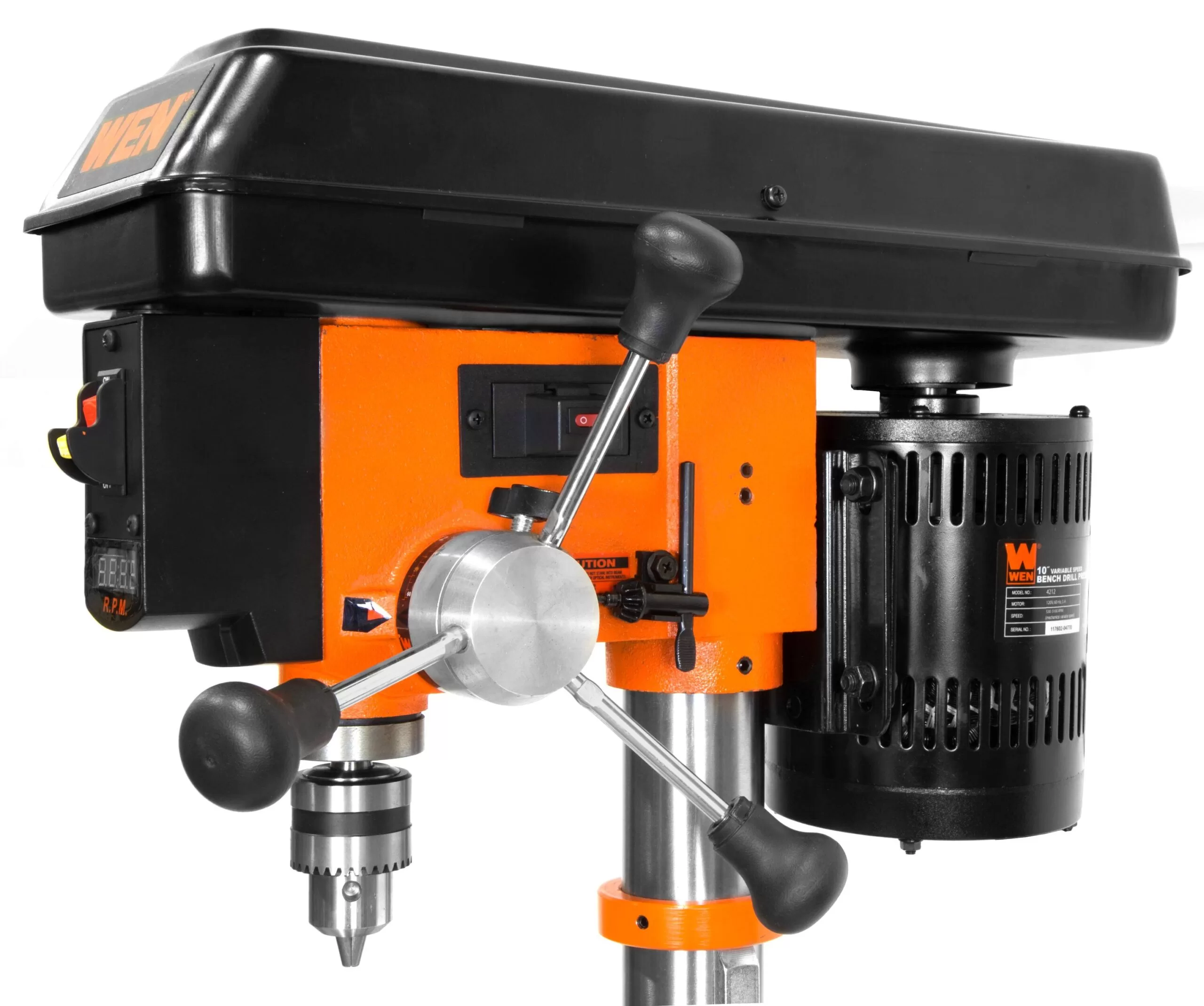WEN 5-Amp Variable-Speed Bench Drill Press - Image 3