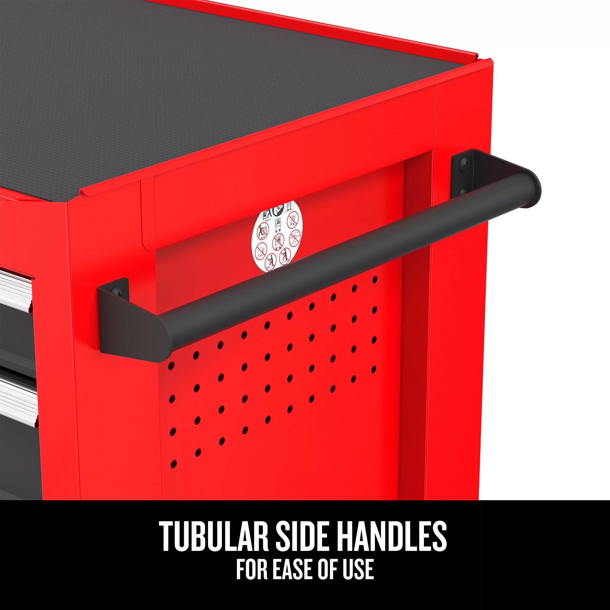 CRAFTSMAN 2000 Series 26-in W x 36.5-in H 5-Drawer Steel Rolling Tool Cabinet (Red) - Image 4
