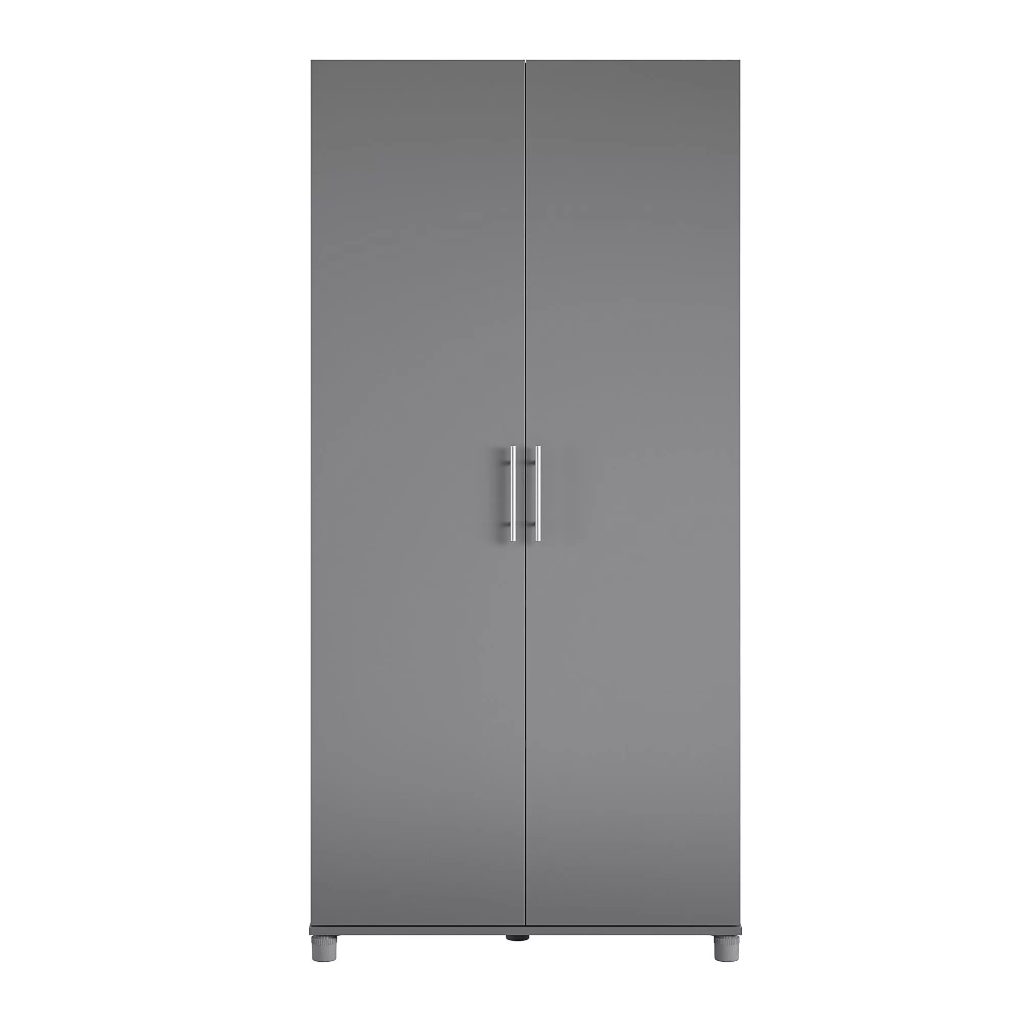 Ameriwood Home Camberly 35.68-in W x 74.31-in H Wood Composite Graphite Grey/Graphite Grey Freestanding Utility Storage Cabinet - Image 2