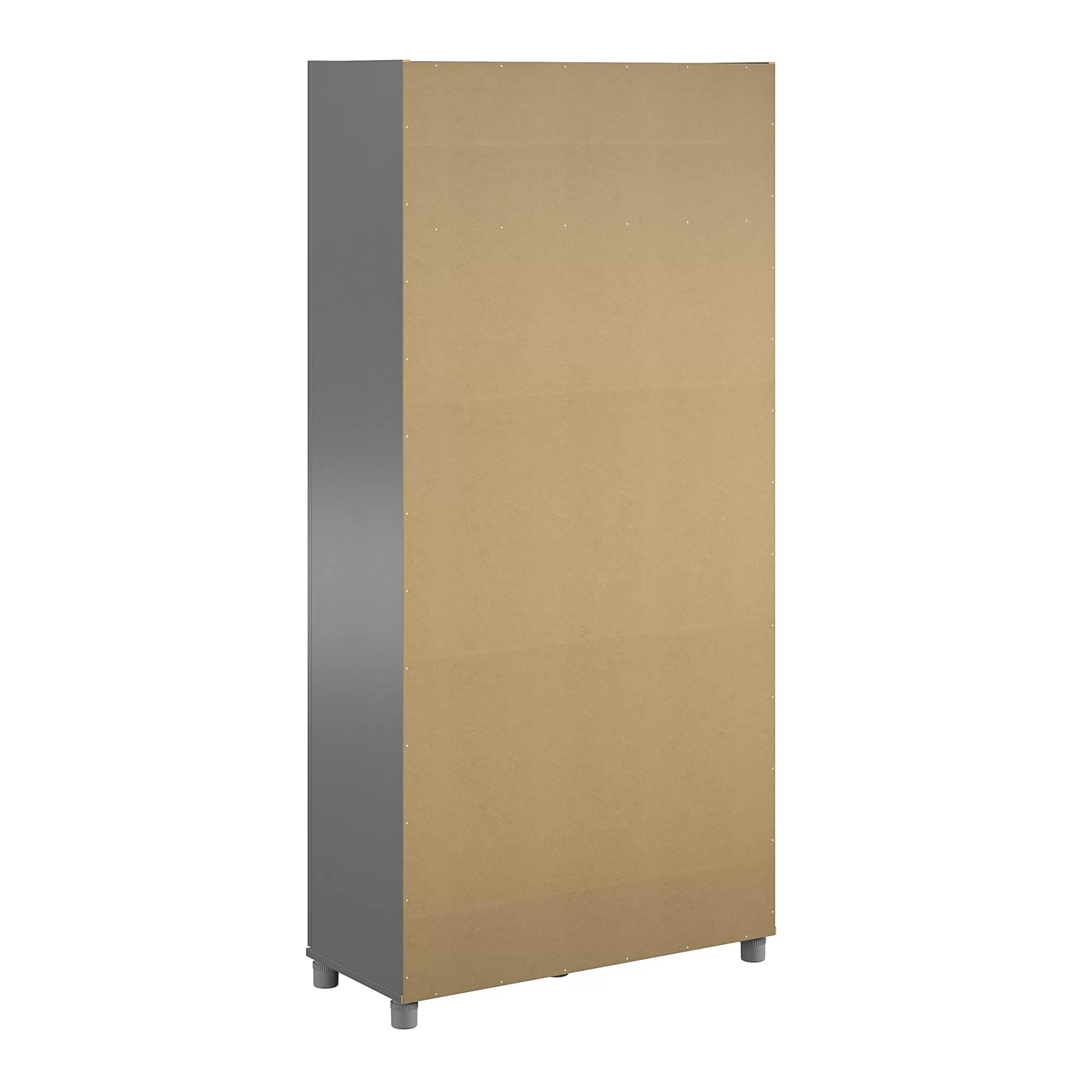 Ameriwood Home Camberly 35.68-in W x 74.31-in H Wood Composite Graphite Grey/Graphite Grey Freestanding Utility Storage Cabinet - Image 5