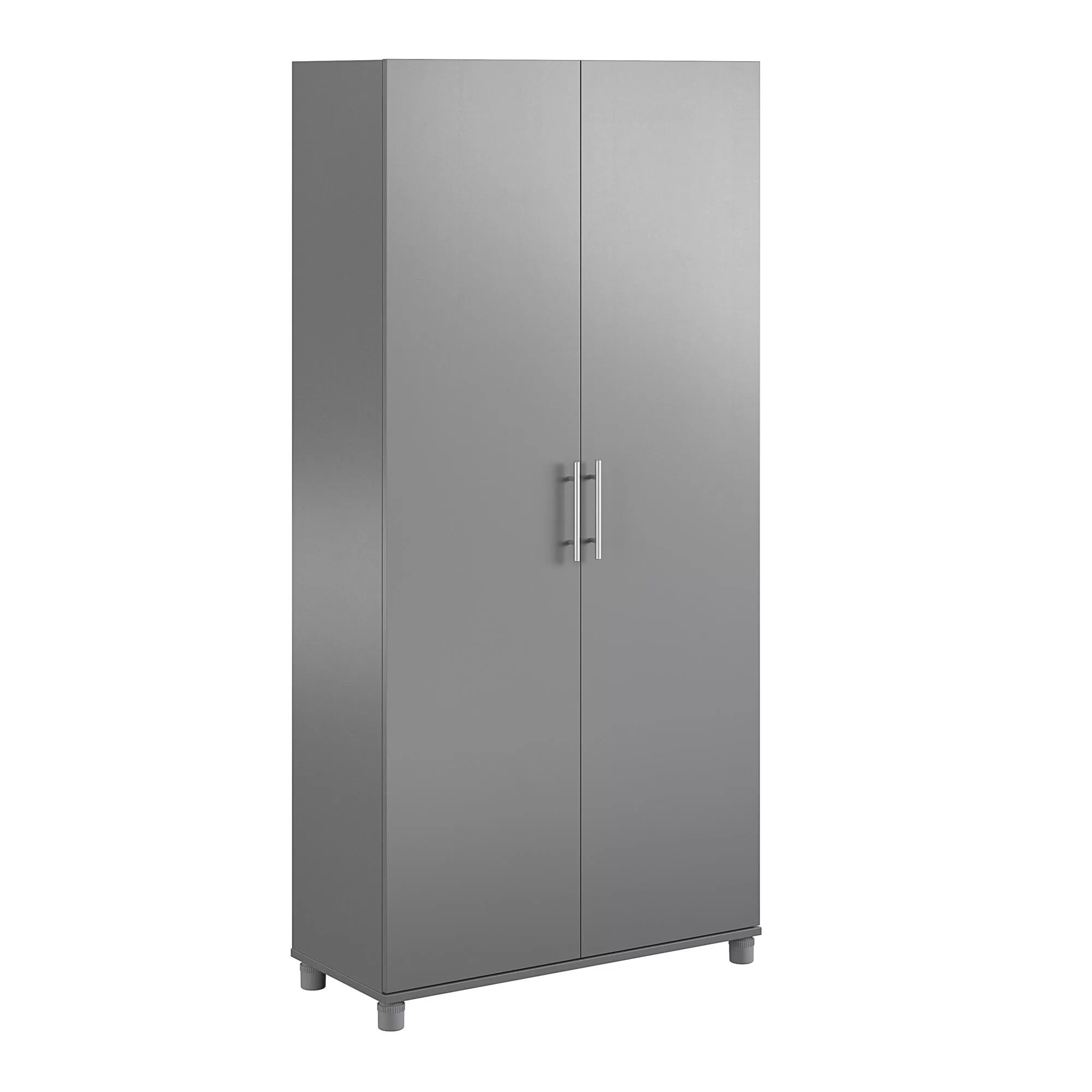 Ameriwood Home Camberly 35.68-in W x 74.31-in H Wood Composite Graphite Grey/Graphite Grey Freestanding Utility Storage Cabinet - Image 19