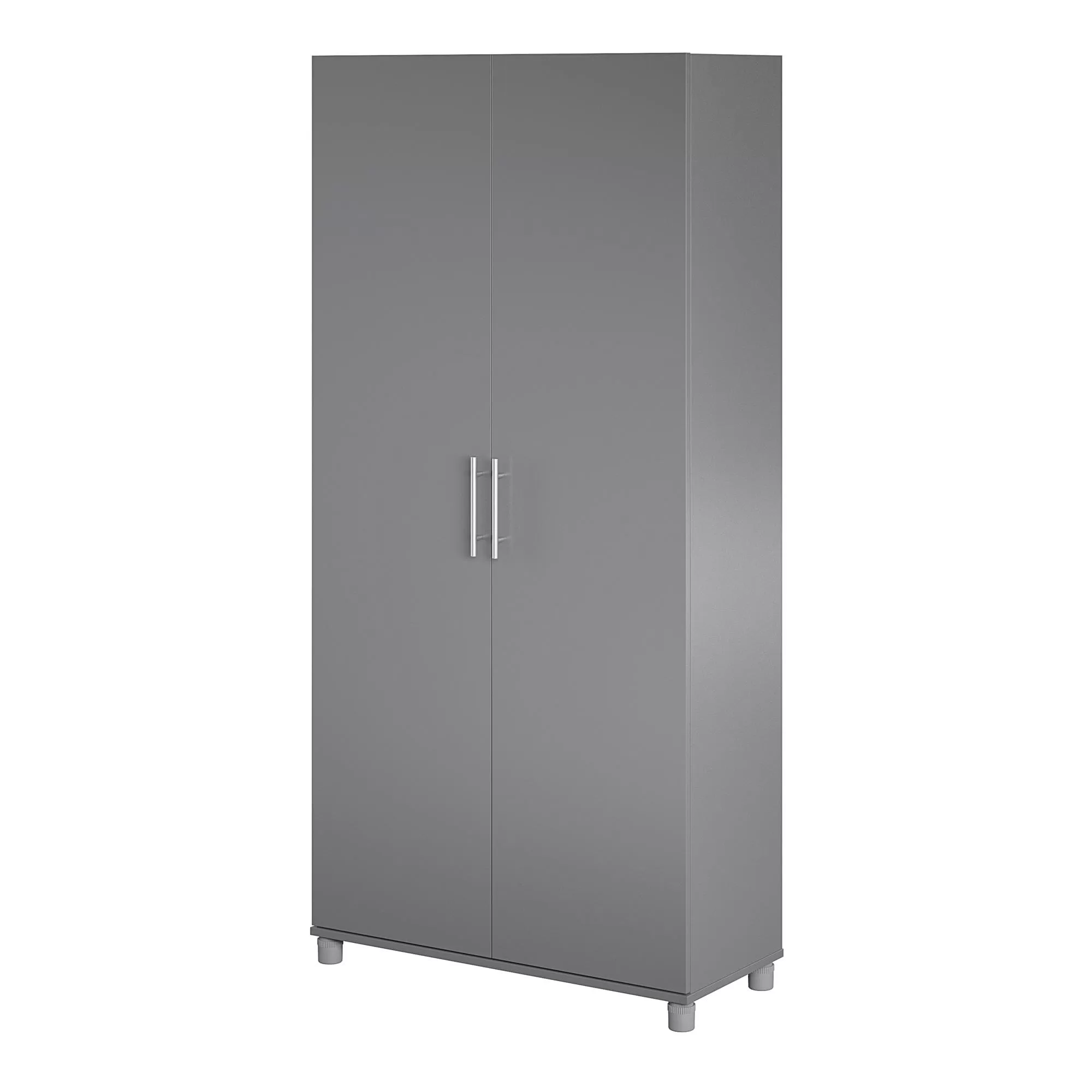 Ameriwood Home Camberly 35.68-in W x 74.31-in H Wood Composite Graphite Grey/Graphite Grey Freestanding Utility Storage Cabinet - Image 8