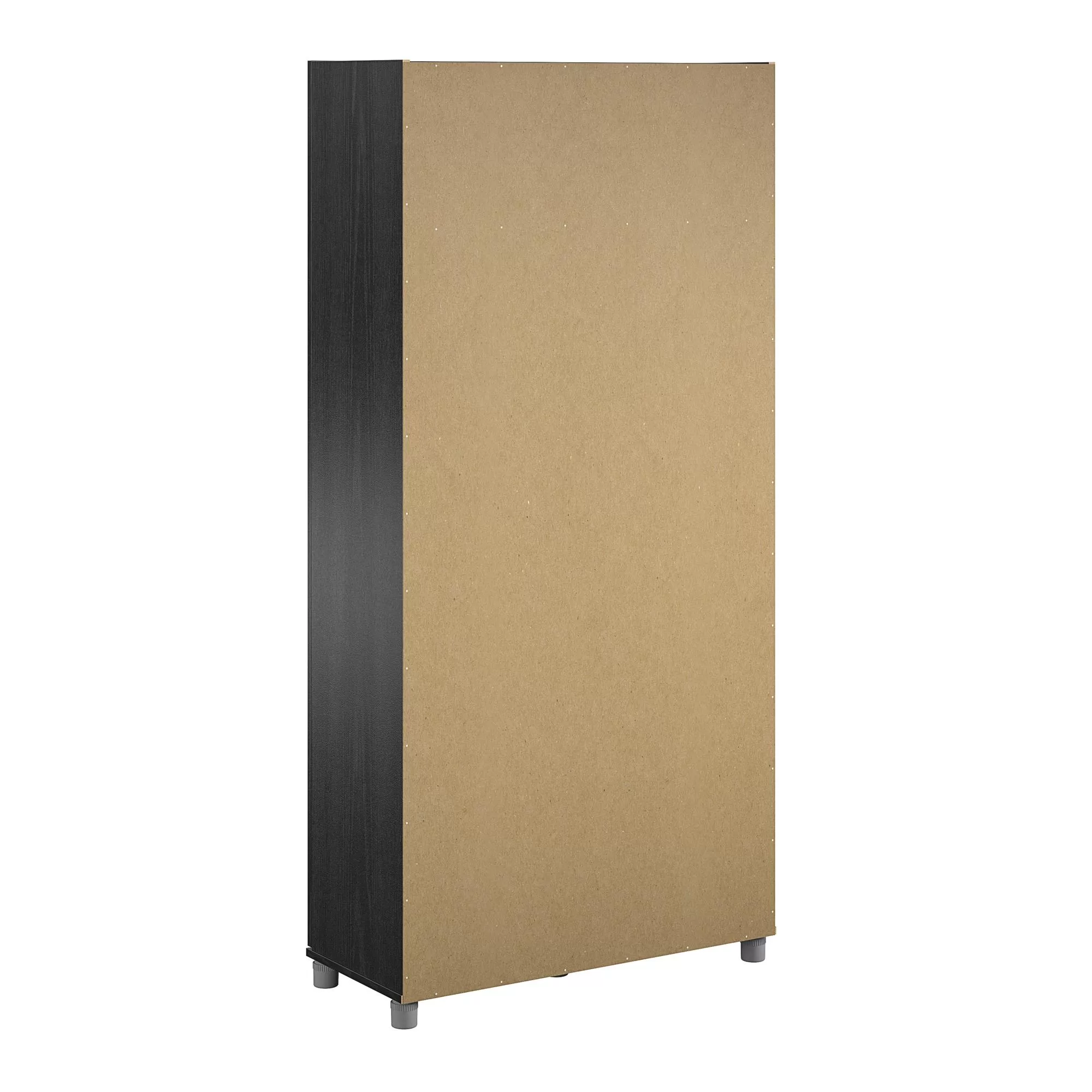 Ameriwood Home Camberly 35.68-in W x 74.31-in H Wood Composite Black Oak/Nightfall Oak Freestanding Utility Storage Cabinet - Image 6
