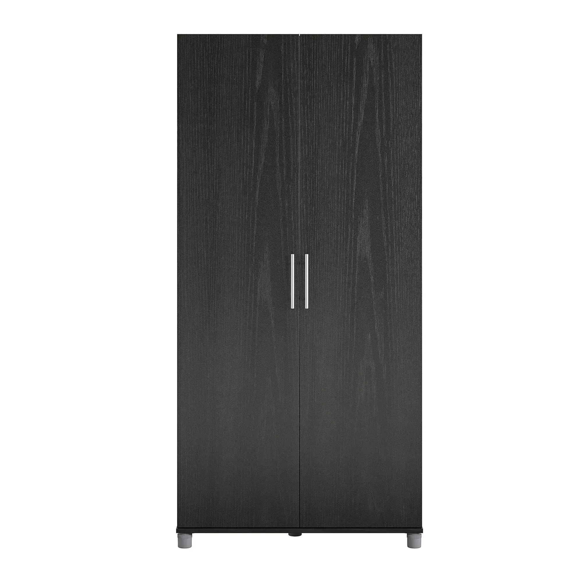 Ameriwood Home Camberly 35.68-in W x 74.31-in H Wood Composite Black Oak/Nightfall Oak Freestanding Utility Storage Cabinet - Image 2
