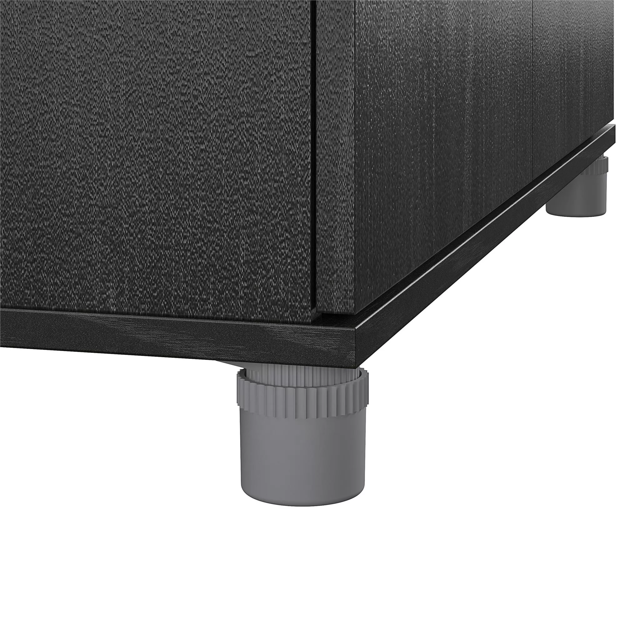 Ameriwood Home Camberly 35.68-in W x 74.31-in H Wood Composite Black Oak/Nightfall Oak Freestanding Utility Storage Cabinet - Image 5