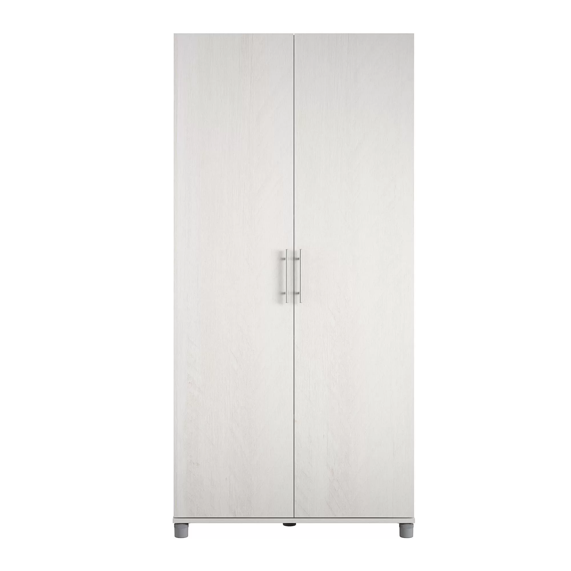 Ameriwood Home Camberly 35.68-in W x 74.31-in H Wood Composite Ivory Oak/Magnolia Oak Freestanding Utility Storage Cabinet