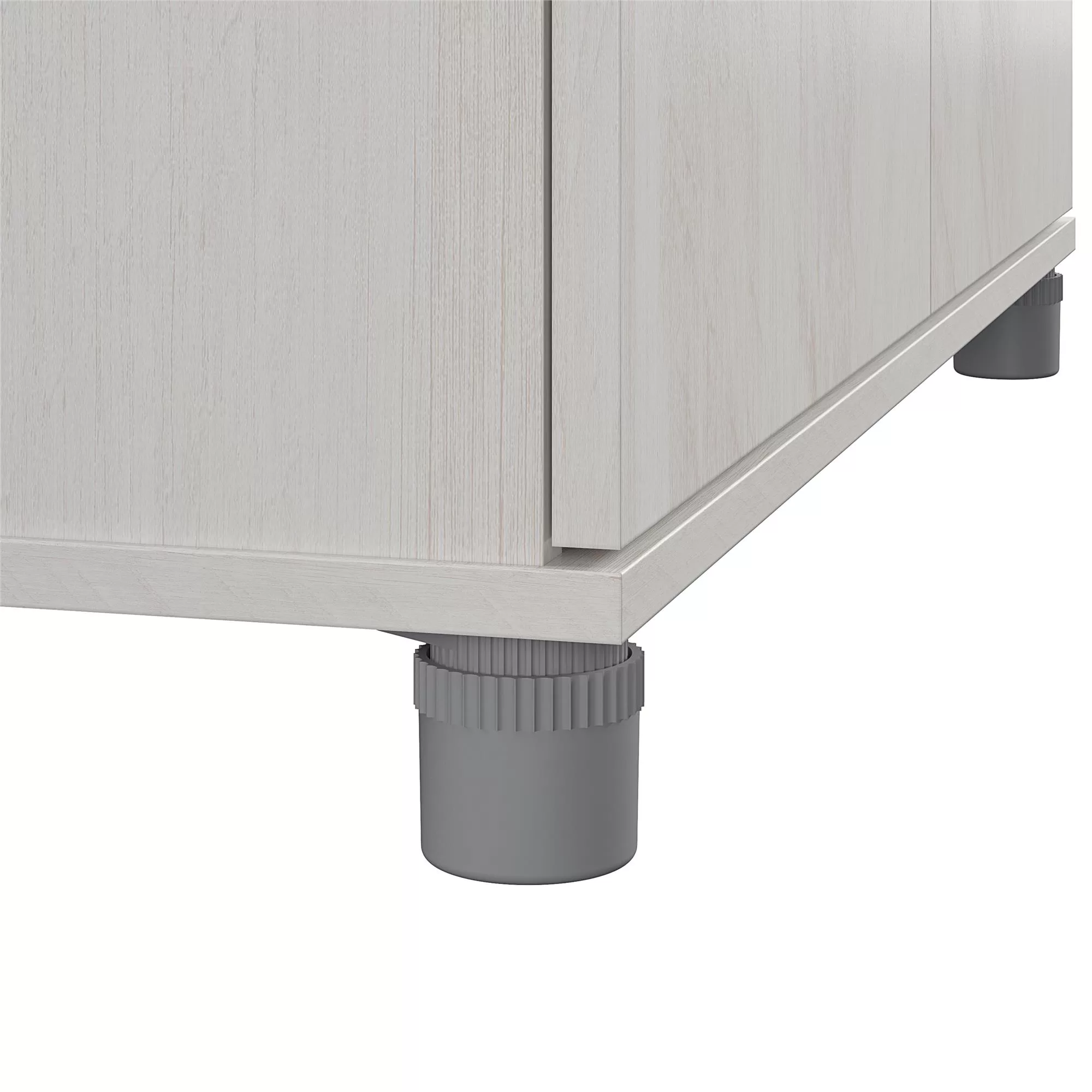 Ameriwood Home Camberly 35.68-in W x 74.31-in H Wood Composite Ivory Oak/Magnolia Oak Freestanding Utility Storage Cabinet - Image 5