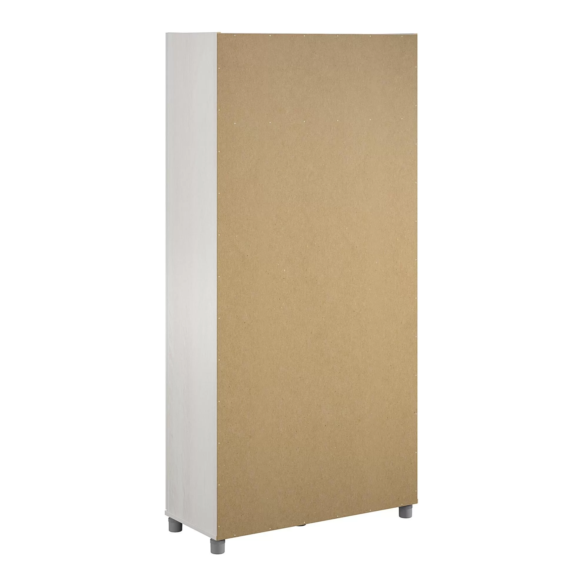 Ameriwood Home Camberly 35.68-in W x 74.31-in H Wood Composite Ivory Oak/Magnolia Oak Freestanding Utility Storage Cabinet - Image 6