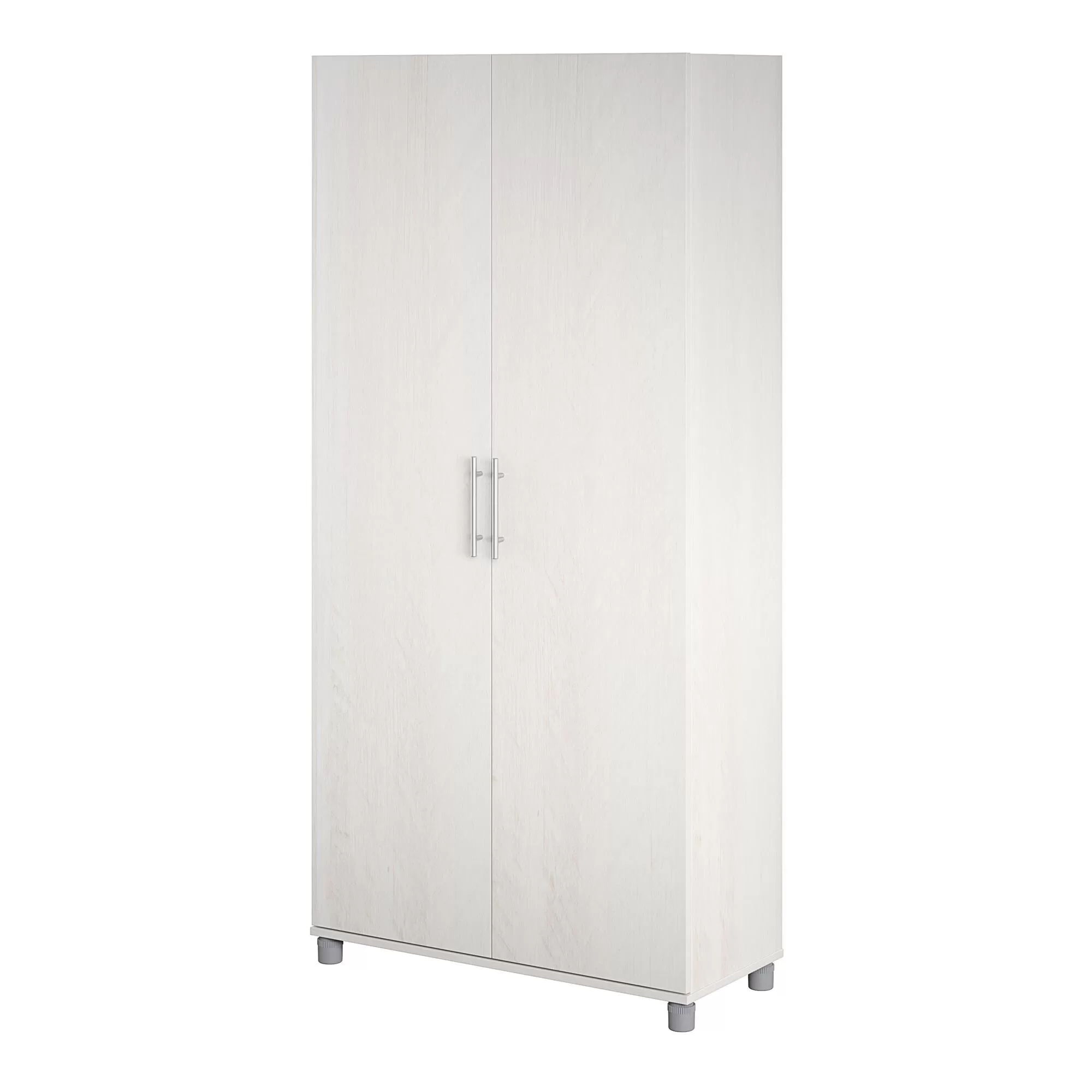 Ameriwood Home Camberly 35.68-in W x 74.31-in H Wood Composite Ivory Oak/Magnolia Oak Freestanding Utility Storage Cabinet - Image 9