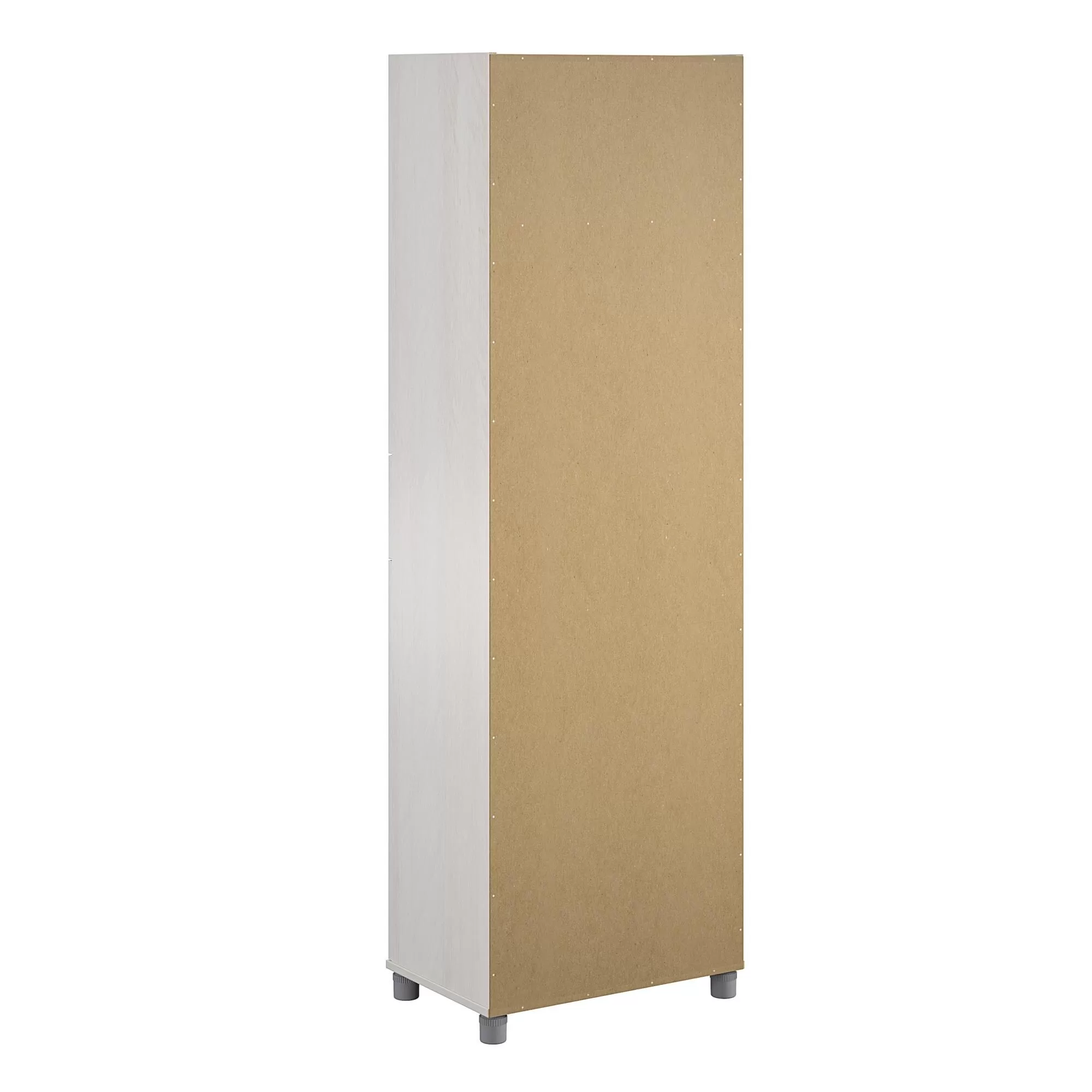 Ameriwood Home Camberly 23.46-in W x 75.25-in H Wood Composite Ivory Oak/Magnolia Oak Freestanding Utility Storage Cabinet - Image 6