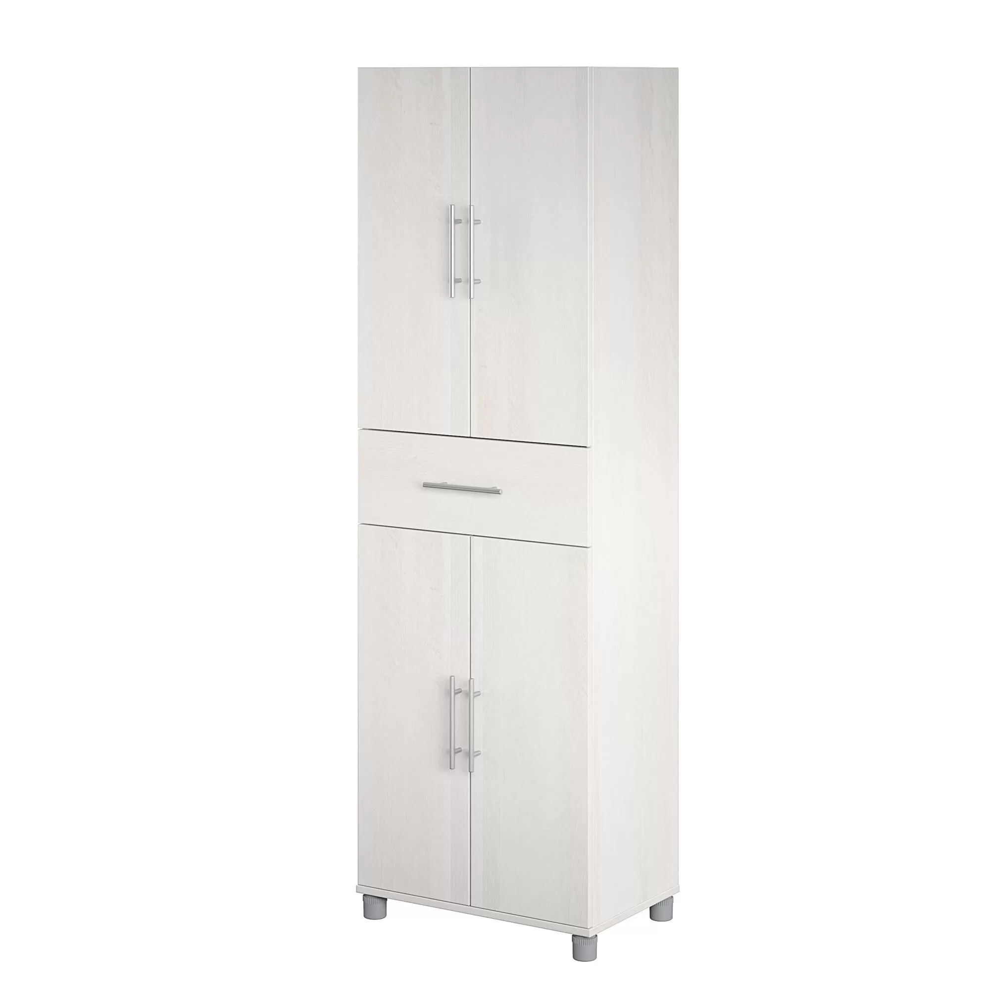 Ameriwood Home Camberly 23.46-in W x 75.25-in H Wood Composite Ivory Oak/Magnolia Oak Freestanding Utility Storage Cabinet - Image 9