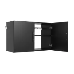 Alternative view of Prepac HangUps 36-in W x 24-in H Wood Composite Black Wall-mount Utility Storage Cabinet