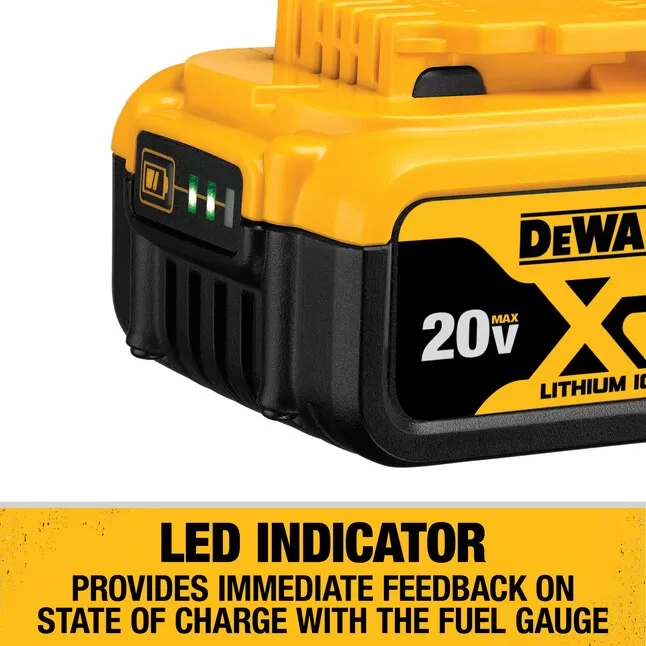 DEWALT DCB205-2CK 20V Max Battery Starter Kit with 2 Batteries, 5.0Ah - Image 7