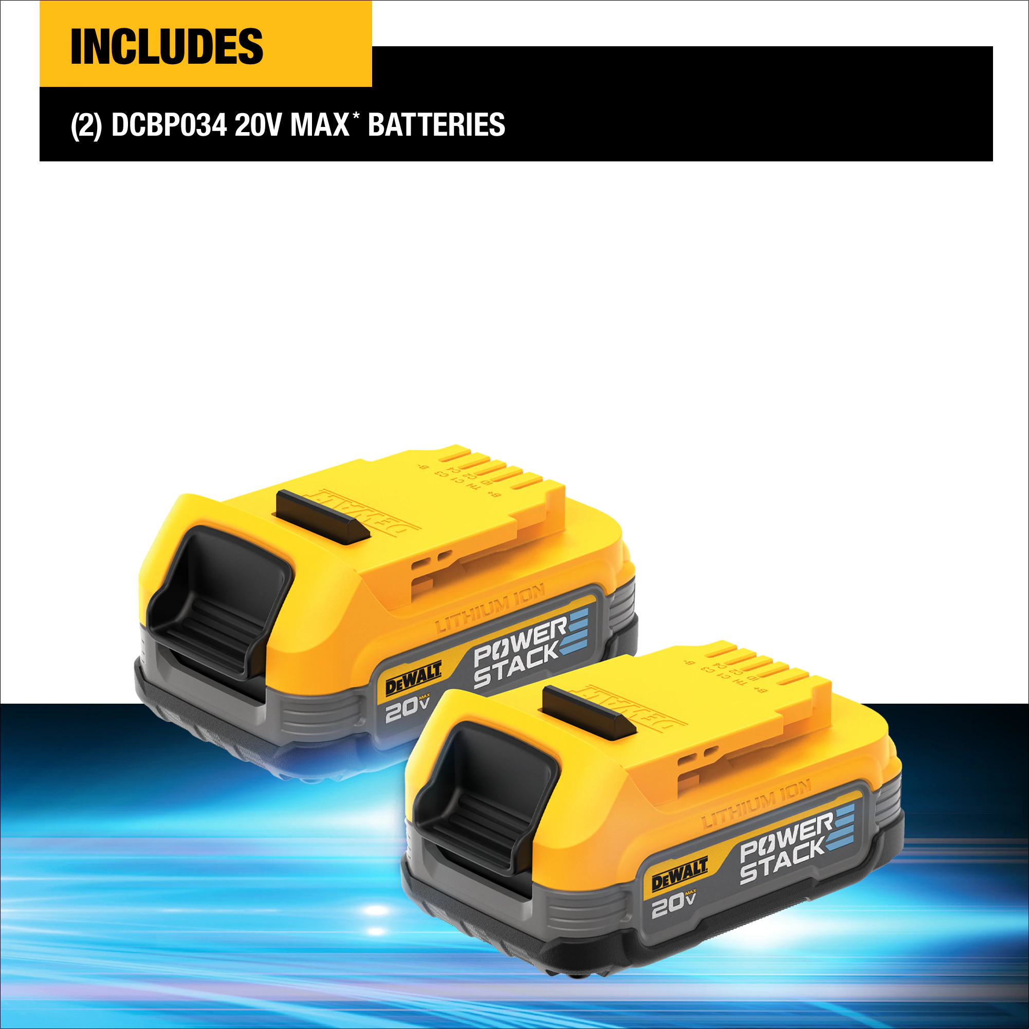 DEWALT POWERSTACK 20 2-Pack 1.7 Amp-Hour; 1.7 Amp-Hour Lithium-ion Battery - Image 7