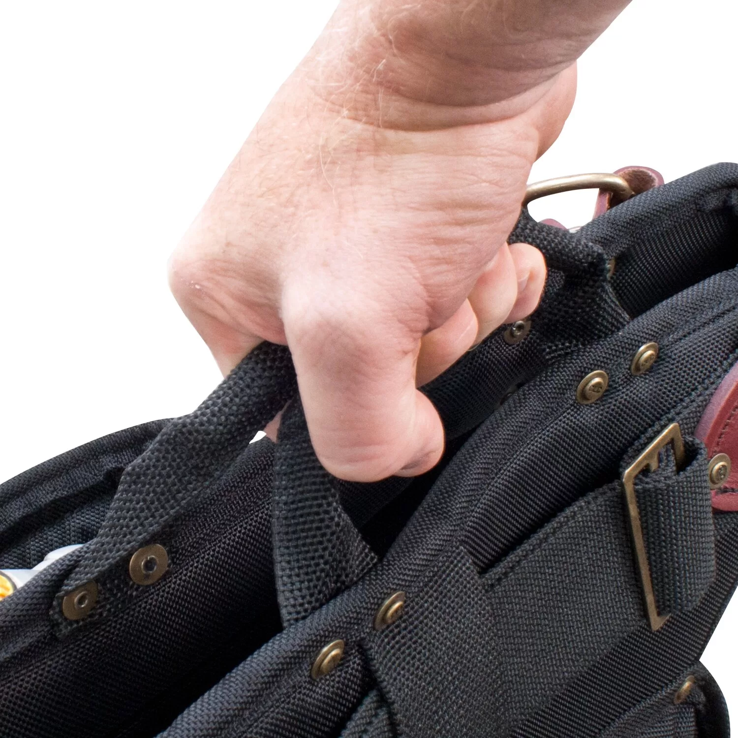 Custom LeatherCraft 19 Pocket Top of the Line Framer's Adjustable Ballistic Nylon Apron - Image 3