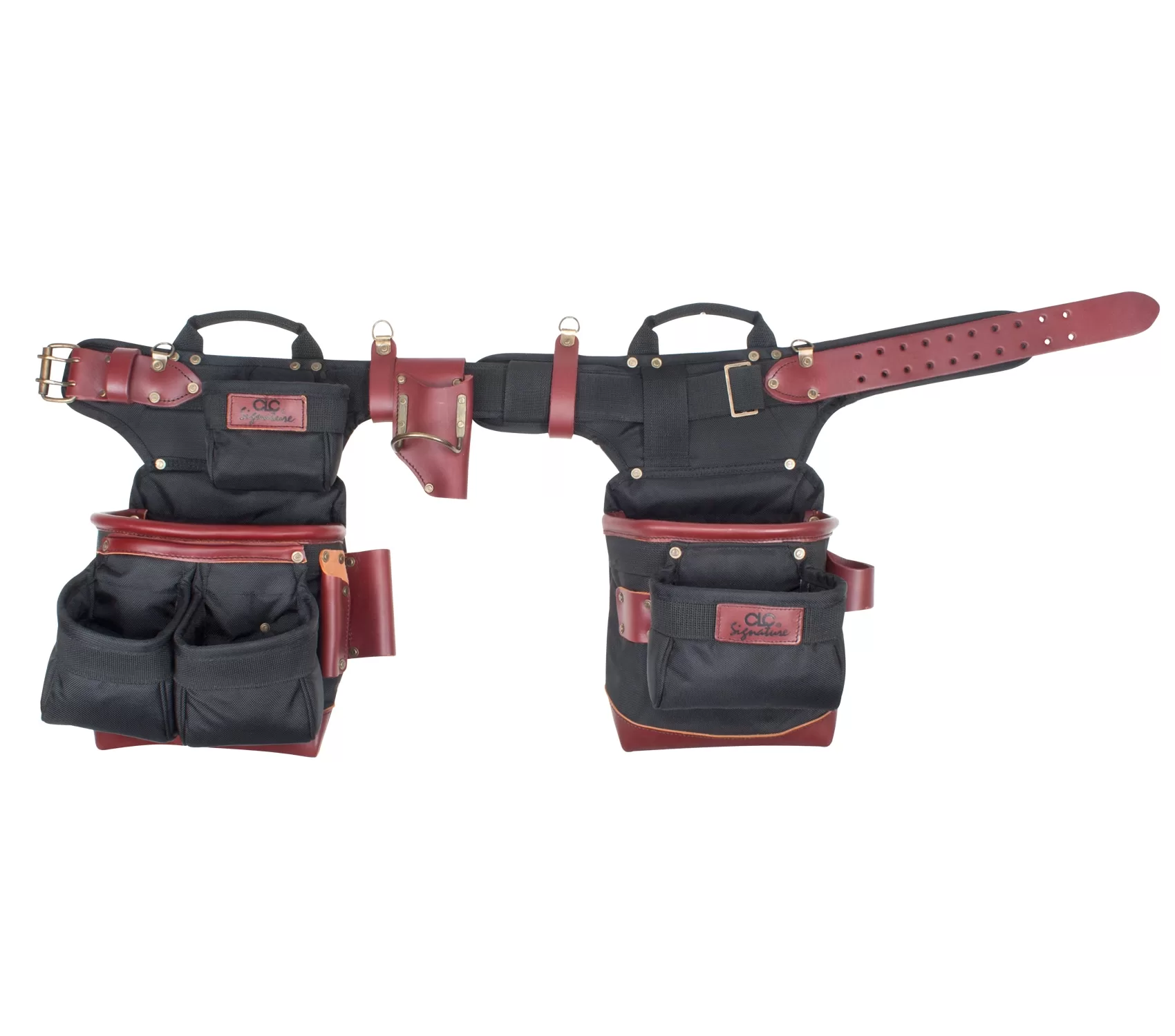 Custom LeatherCraft 19 Pocket Top of the Line Framer's Adjustable Ballistic Nylon Apron
