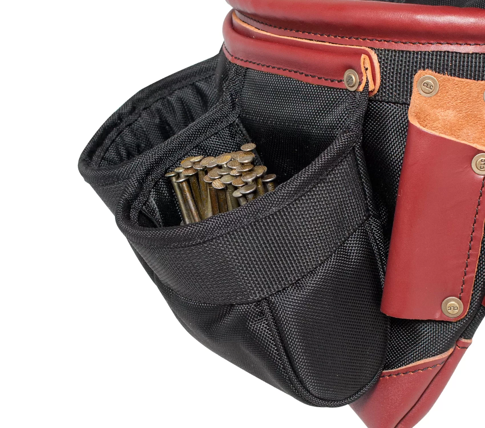 Custom LeatherCraft 19 Pocket Top of the Line Framer's Adjustable Ballistic Nylon Apron - Image 6