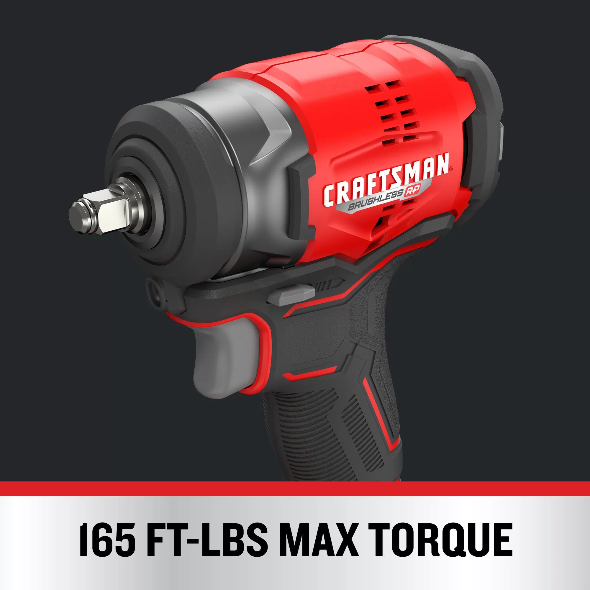 CRAFTSMAN V20 RP 20-volt Max Variable Speed Brushless 3/8-in Drive Cordless Impact Wrench (Tool only) - Image 3