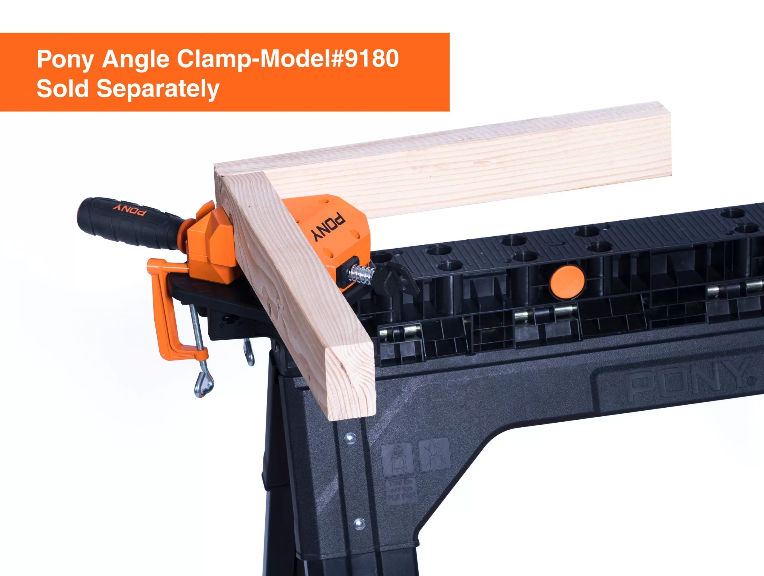 Pony 2-Pack 27-in W x 34.6-in H Steel; Plastic Saw Horse (1200-lb Capacity) - Image 11