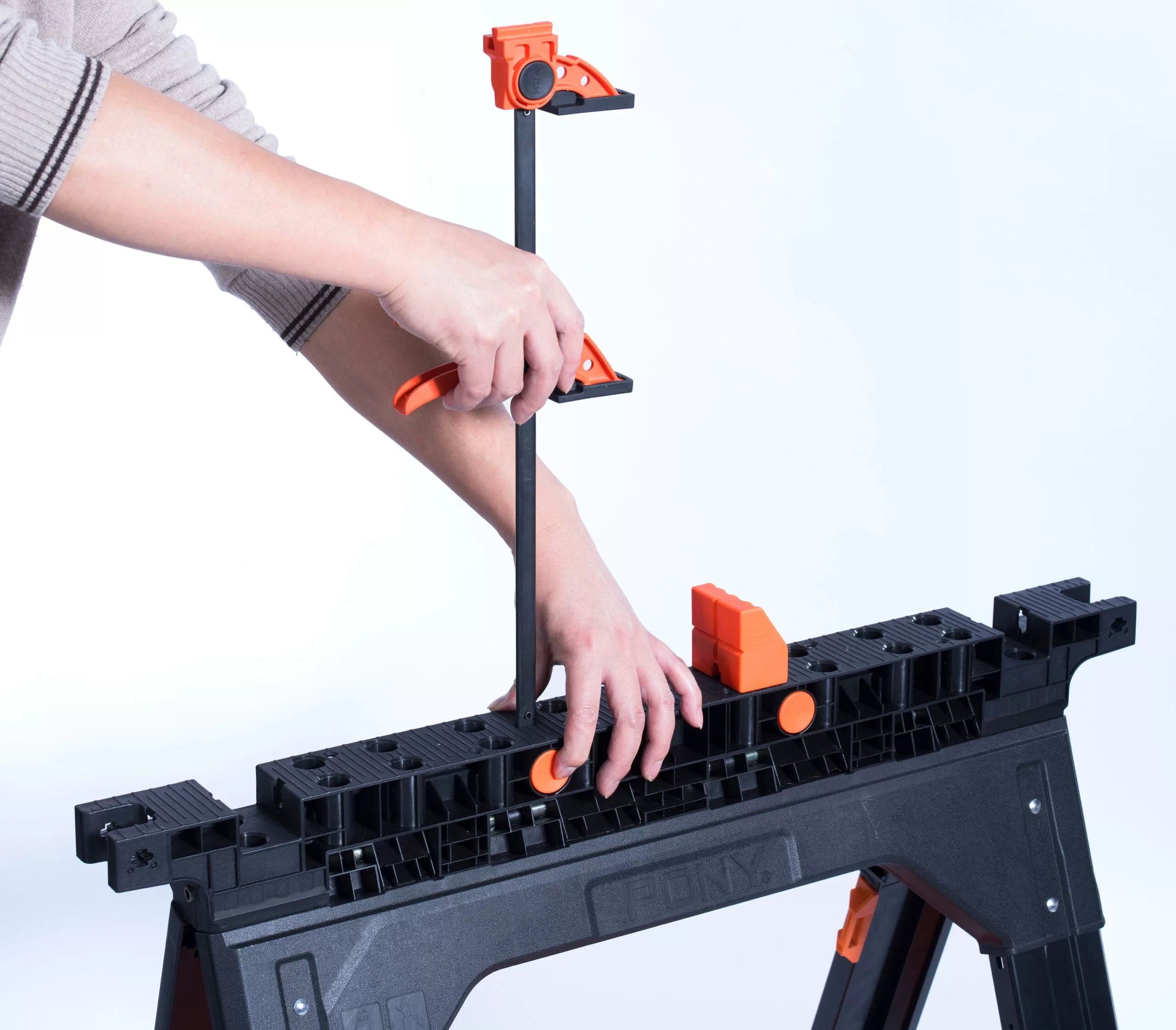 Pony 2-Pack 27-in W x 34.6-in H Steel; Plastic Saw Horse (1200-lb Capacity) - Image 8
