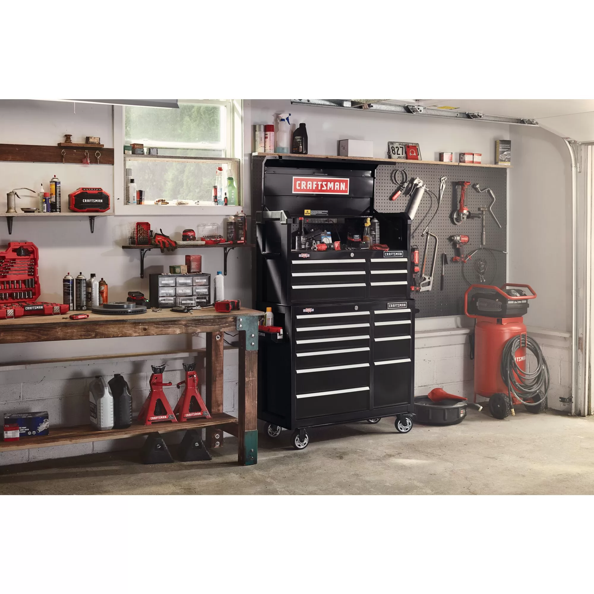 CRAFTSMAN 2000 Series 40.5-in W x 24.7-in H 6-Drawer Steel Tool Chest (Black) - Image 6