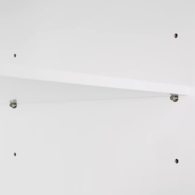 RiverRidge Ashland 27.44-in W x 64.88-in H x 7.81-in D White Over-the-Toilet Storage - Image 7