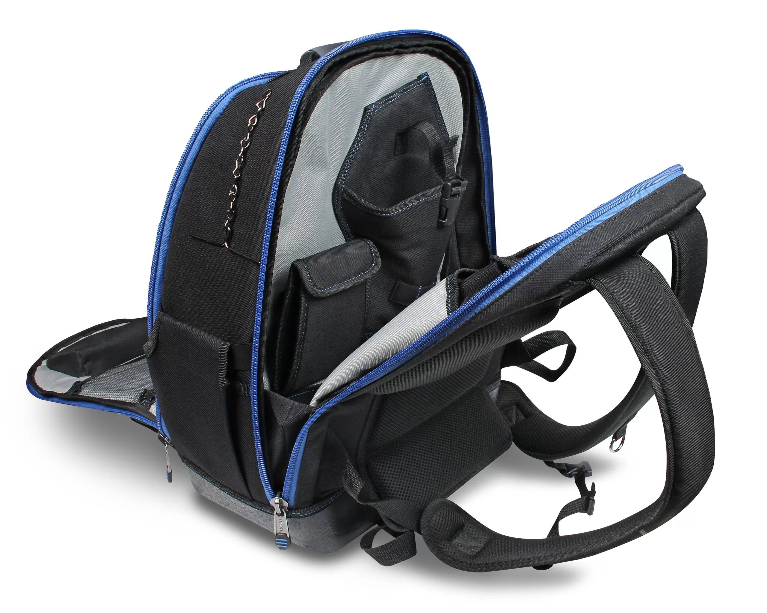 IDEAL Pro Series Black Polyester 16-in Zippered Backpack - Image 3