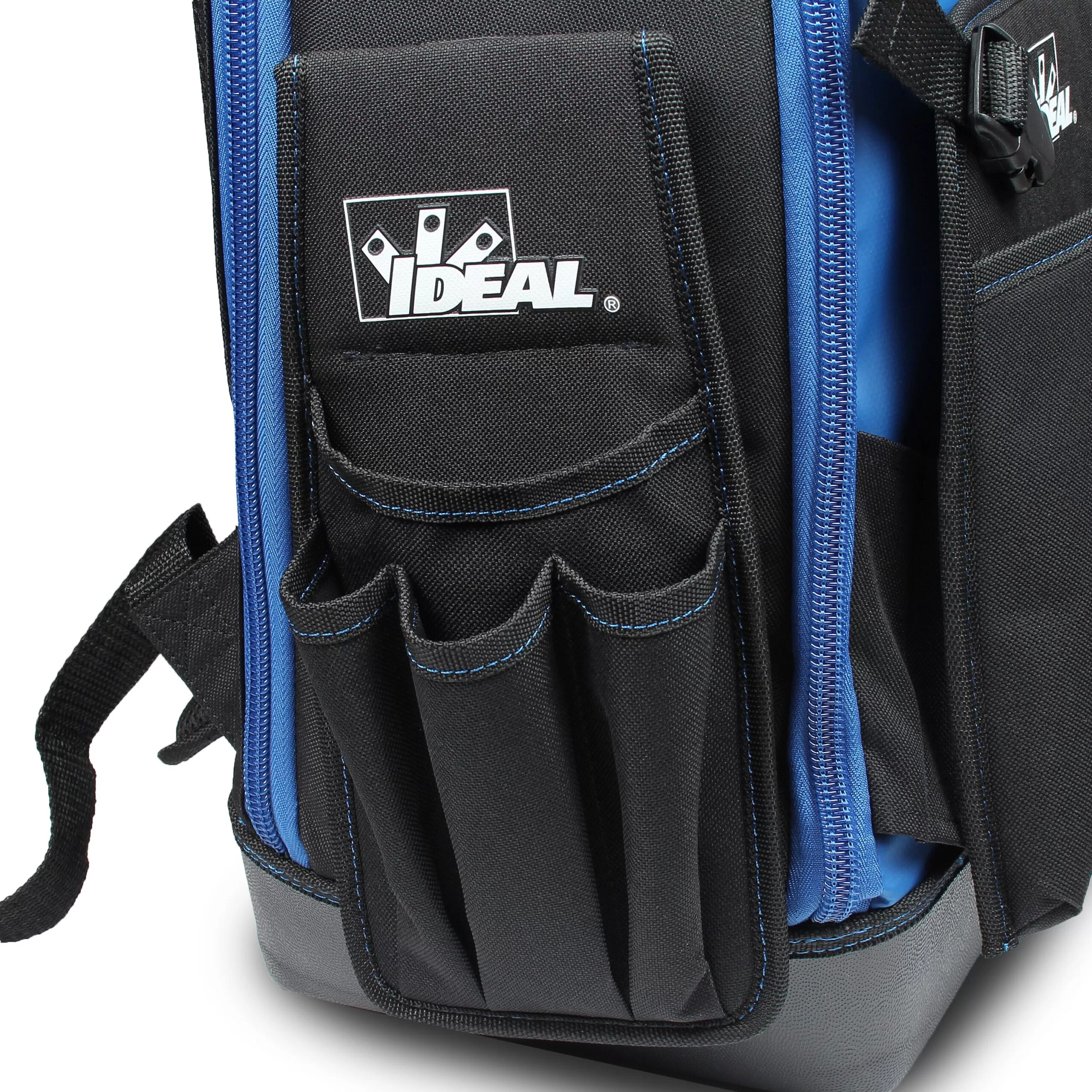 IDEAL Pro Series Black Polyester 16-in Zippered Backpack - Image 12