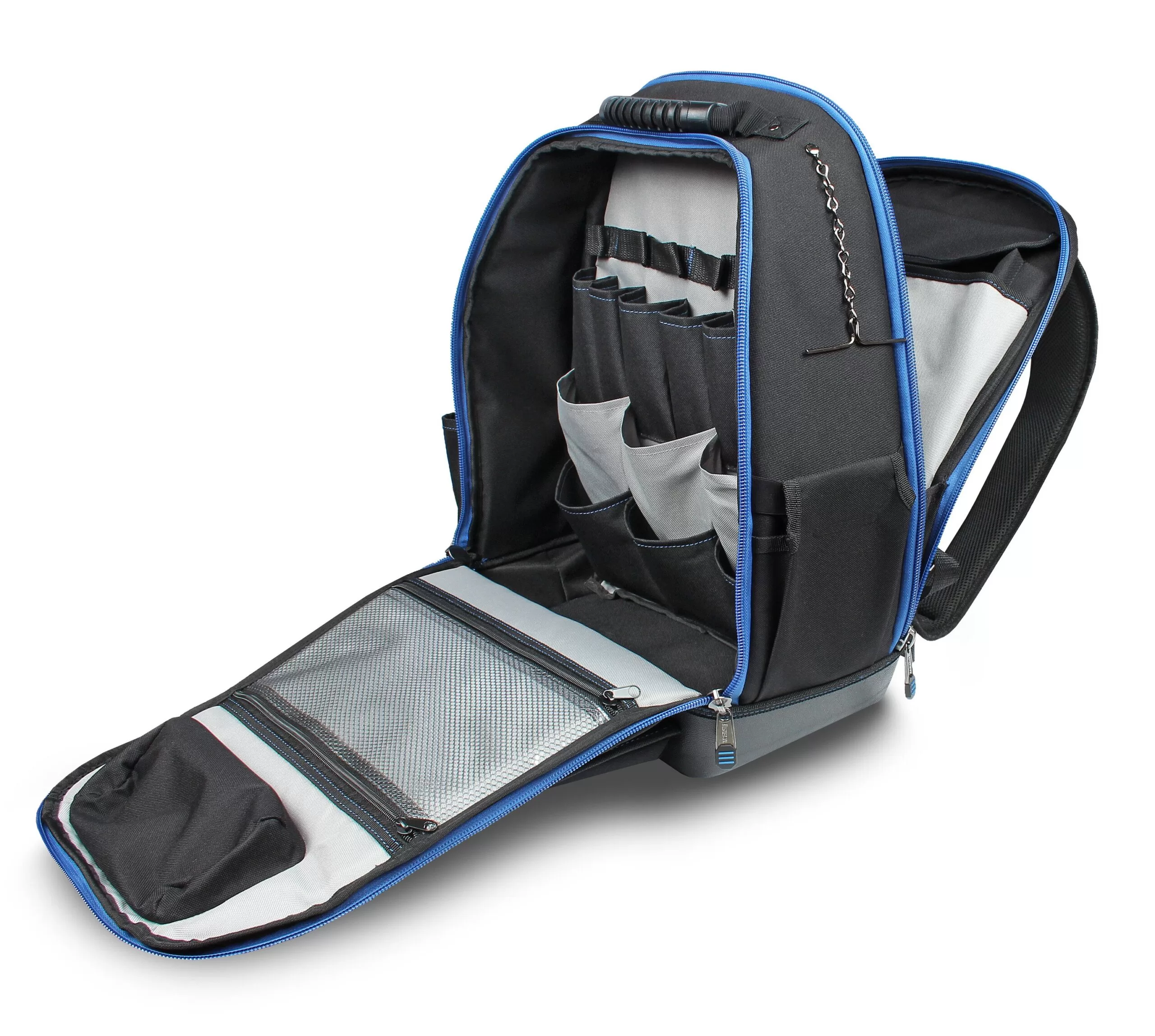 IDEAL Pro Series Black Polyester 16-in Zippered Backpack - Image 2