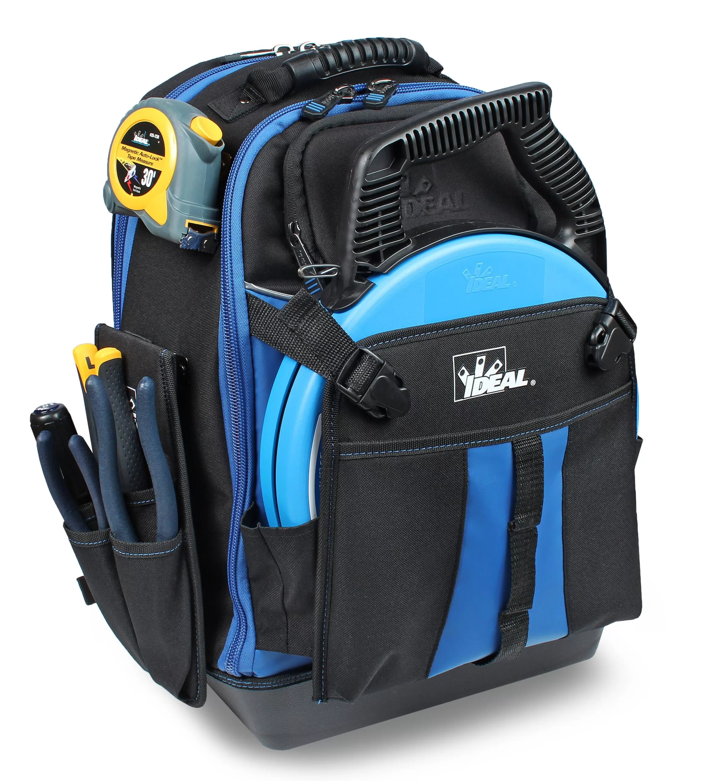 IDEAL Pro Series Black Polyester 16-in Zippered Backpack - Image 5