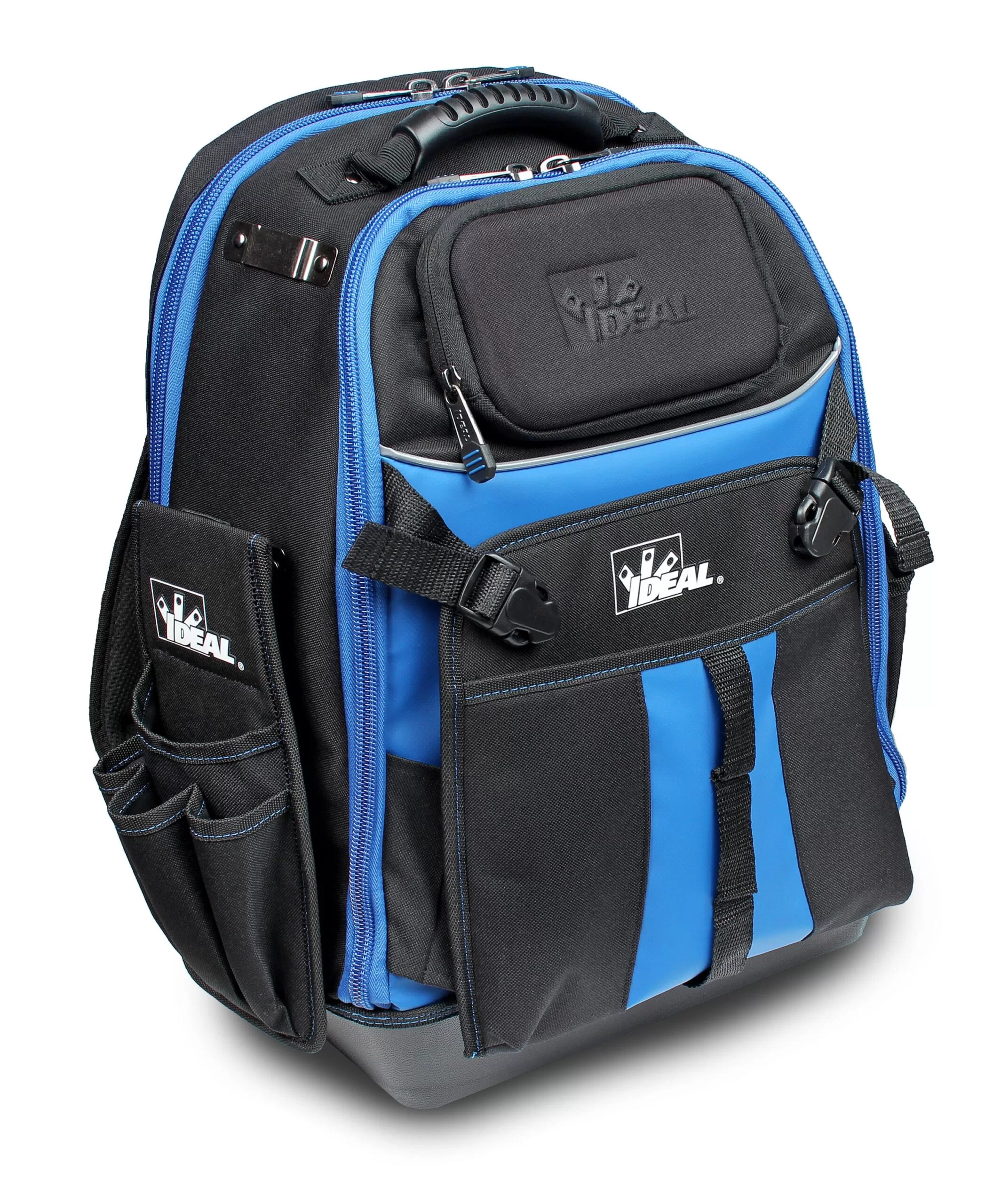 IDEAL Pro Series Black Polyester 16-in Zippered Backpack