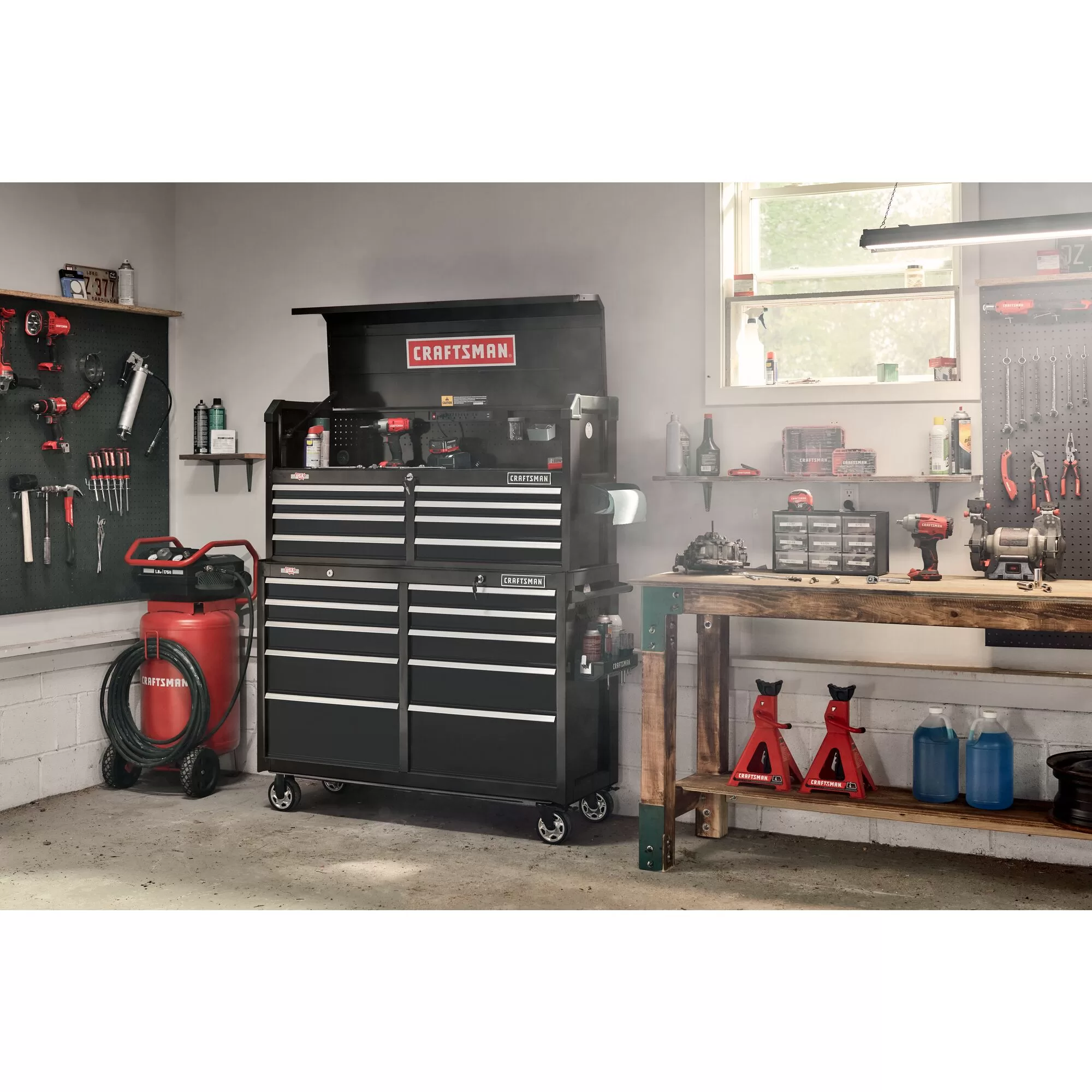 CRAFTSMAN 2000 Series 51.5-in W x 24.7-in H 8-Drawer Steel Tool Chest (Black) - Image 7