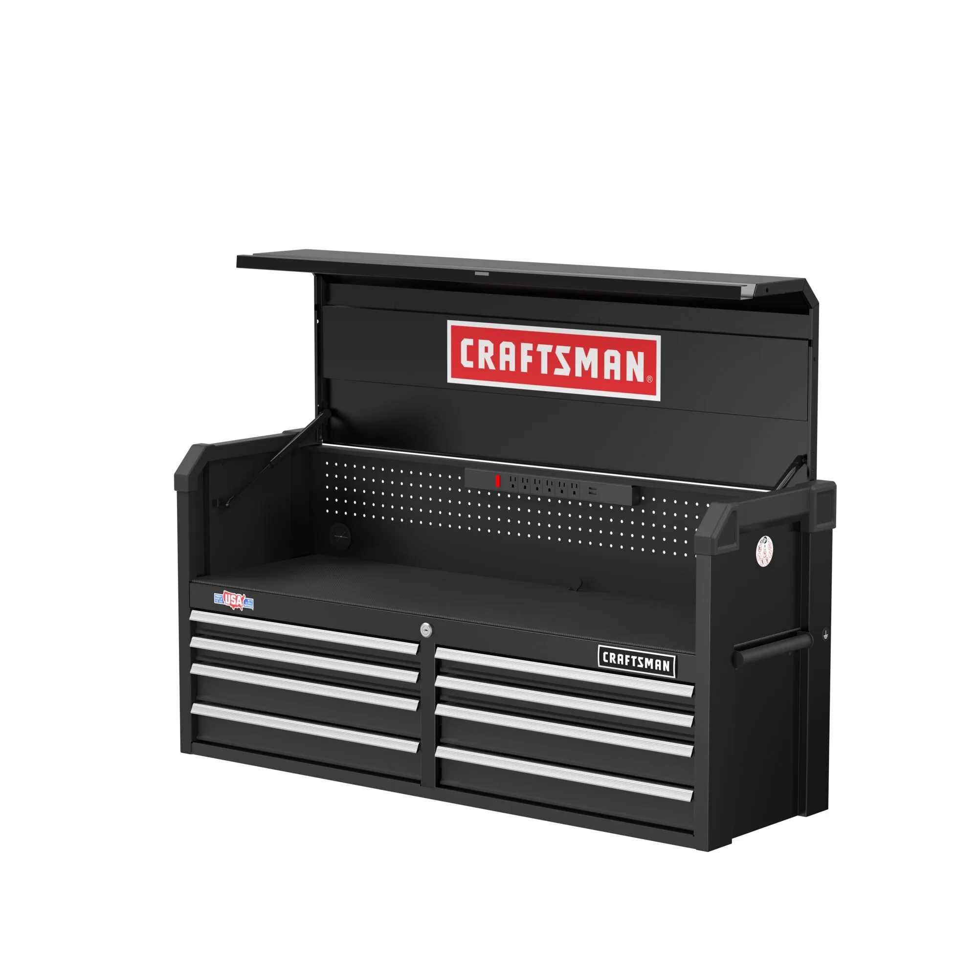 CRAFTSMAN 2000 Series 51.5-in W x 24.7-in H 8-Drawer Steel Tool Chest (Black) - Image 6