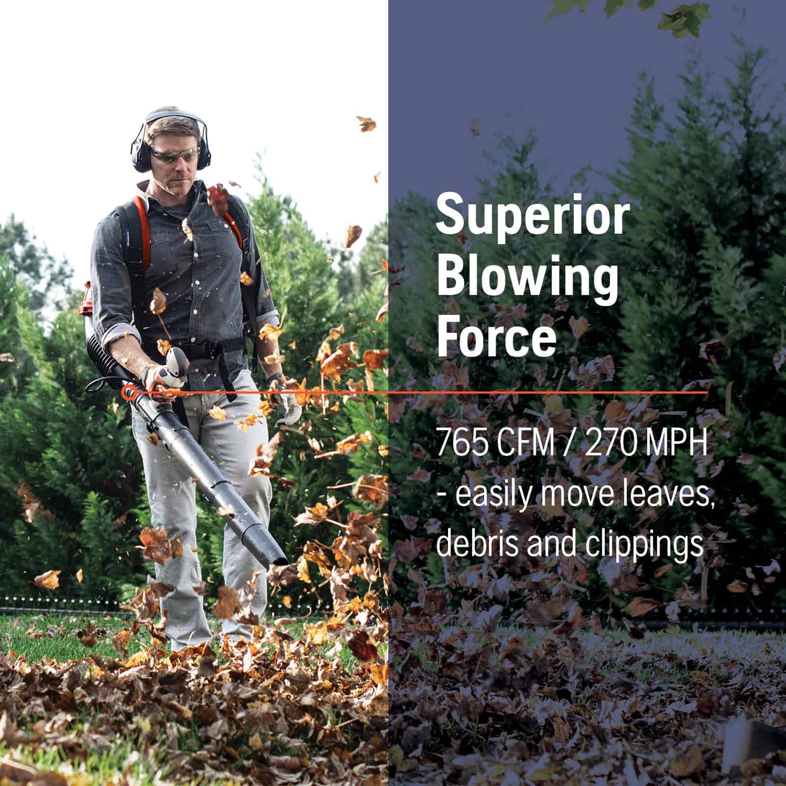 Husqvarna 150BT 51-cc 2-cycle 270-MPH 765-CFM Gas Backpack Leaf Blower - Image 8