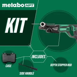 Alternative view of Metabo HPT 8-Amp 1-1/8-in Sds-plus Corded Rotary Hammer Drill