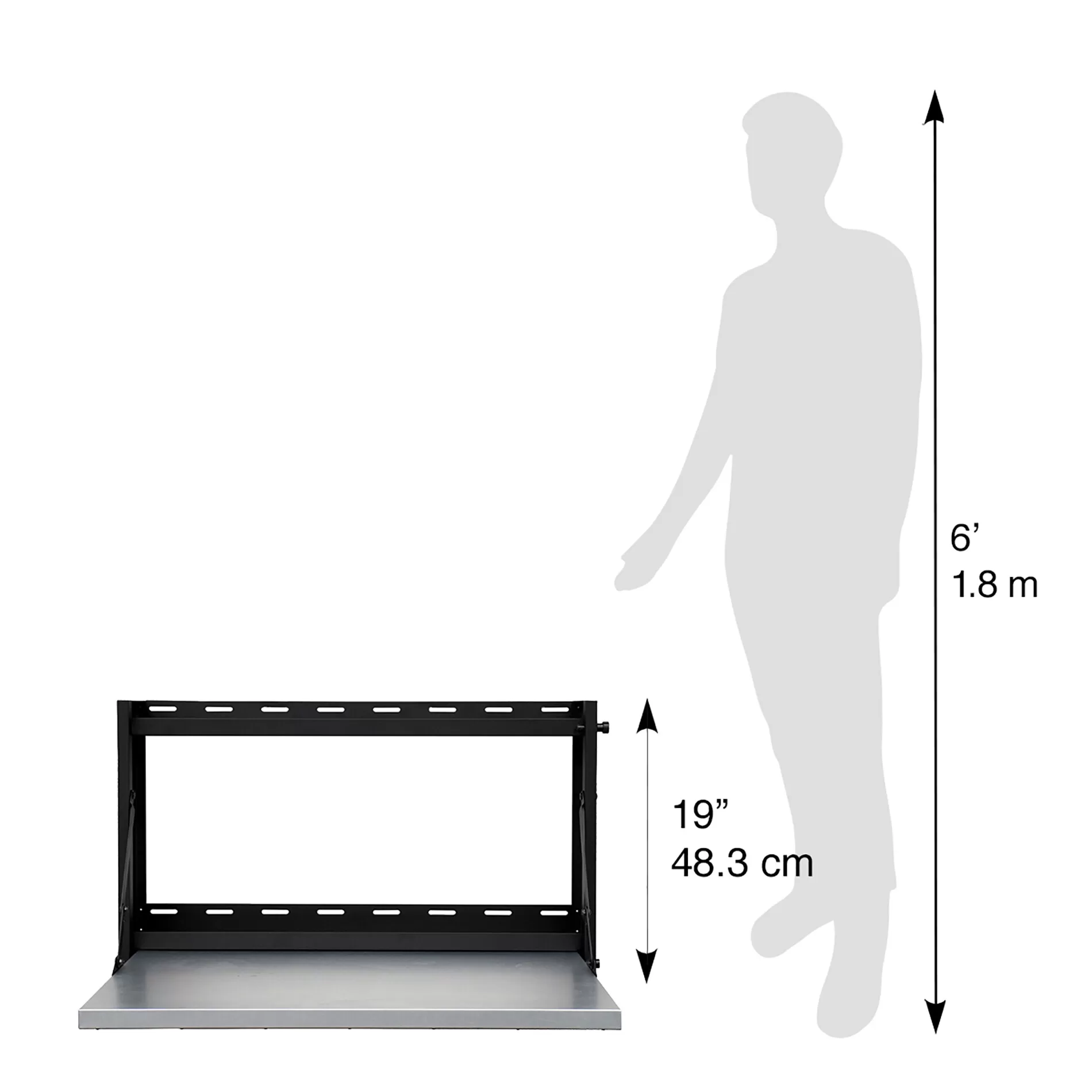 Montezuma 32-in W x Black Steel Work Bench - Image 14