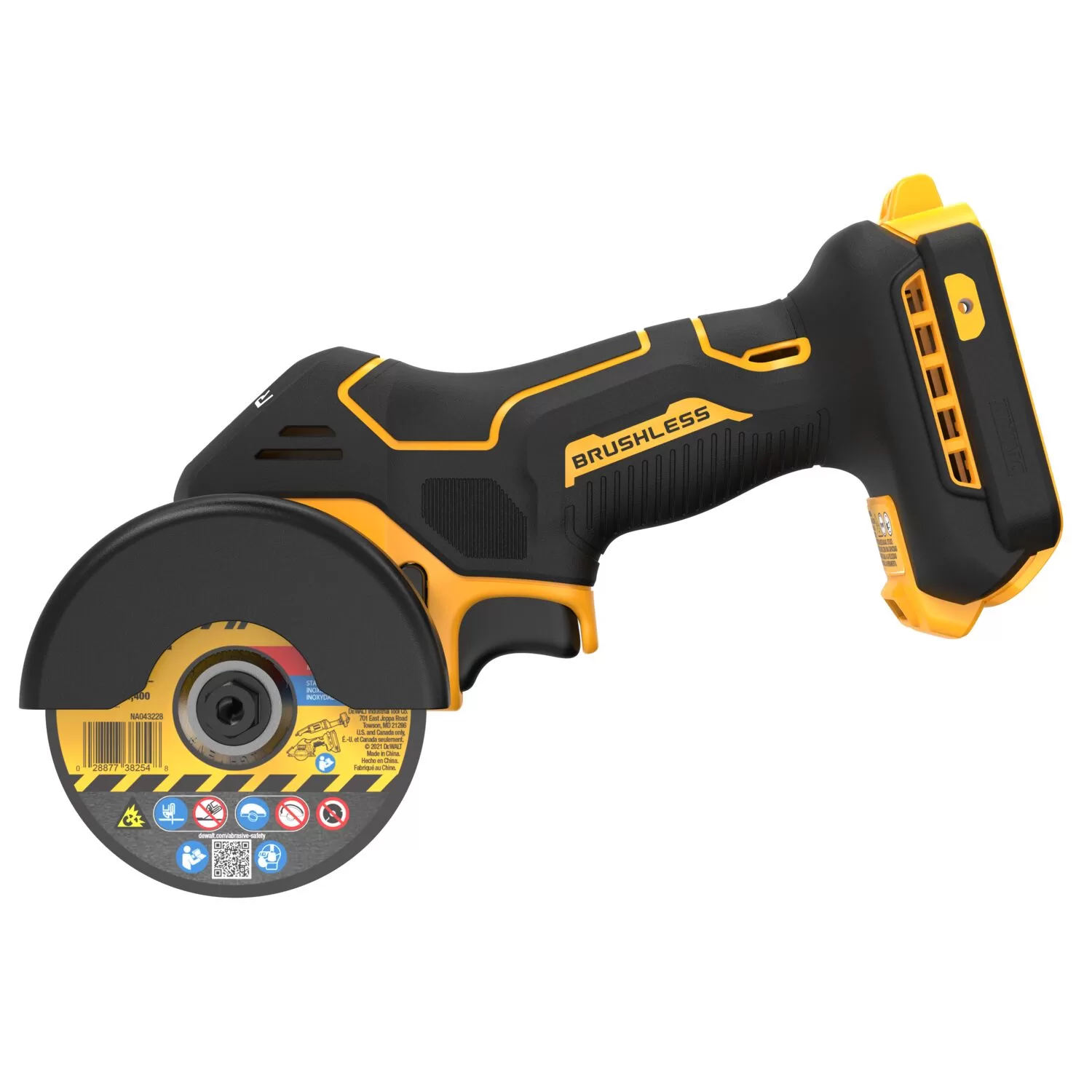 DEWALT DCS438B XR 3-in 20-volt Max Trigger Switch Brushless Cordless Angle Grinder - Image 3