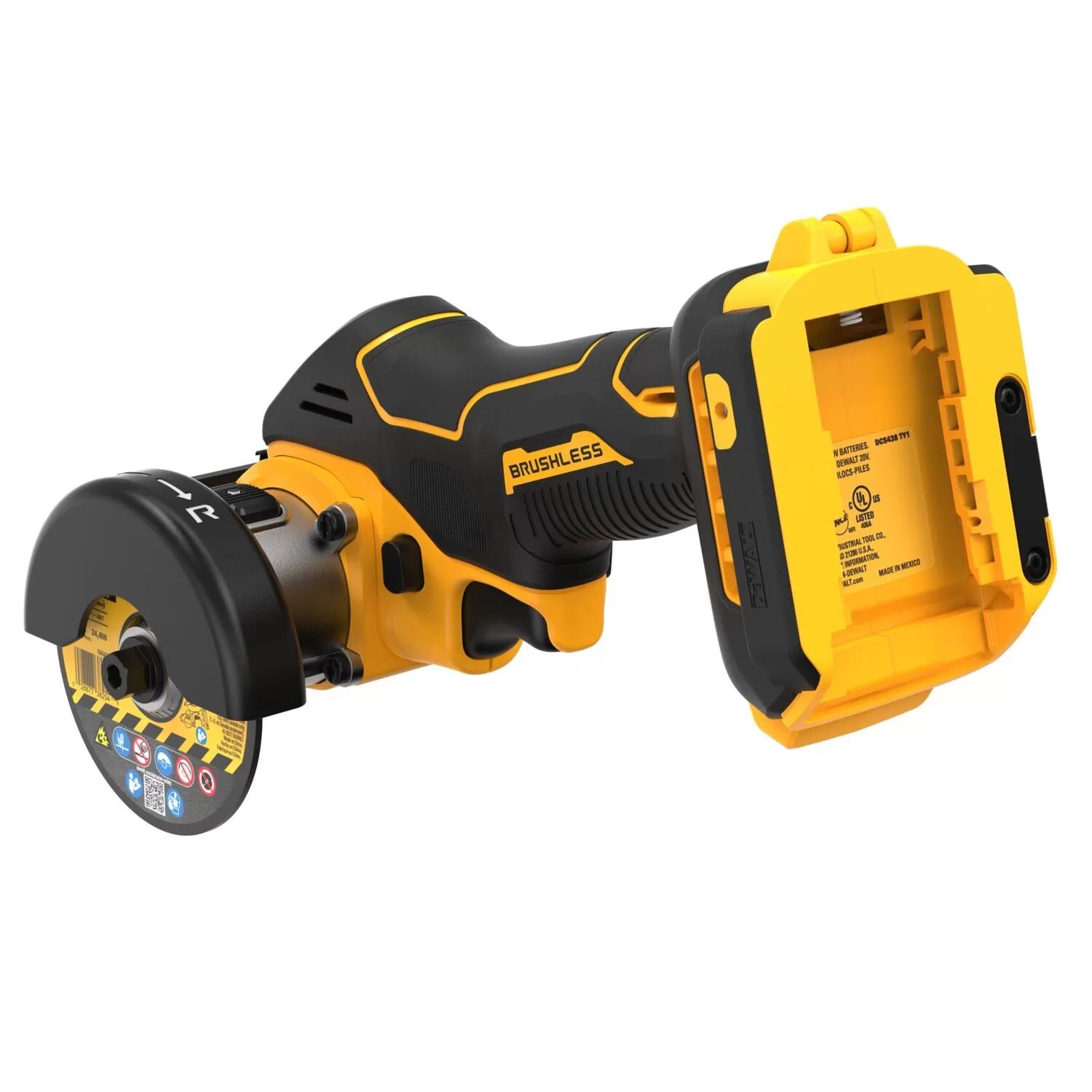 DEWALT DCS438B XR 3-in 20-volt Max Trigger Switch Brushless Cordless Angle Grinder - Image 6