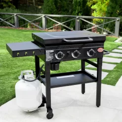Alternative view of Char-Griller Flat Iron 3-Burner Griddle 3-Burner Liquid Propane Flat Top Grill