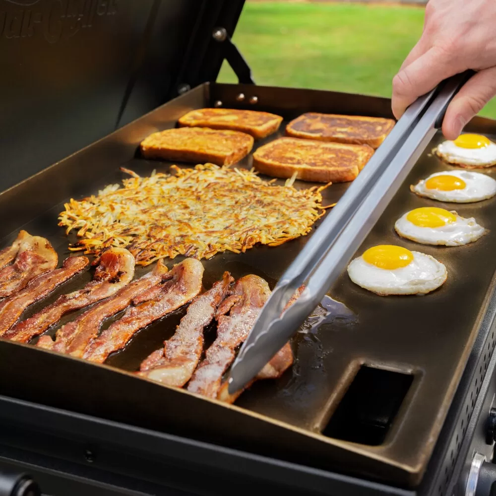 Char-Griller Flat Iron 3-Burner Griddle 3-Burner Liquid Propane Flat Top Grill - Image 12