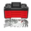 CRAFTSMAN CMMT45307 262-Piece Standard (SAE) and Metric Combination Polished Chrome Mechanics Tool Set (1/4-in; 3/8-in; 1/2-in;)