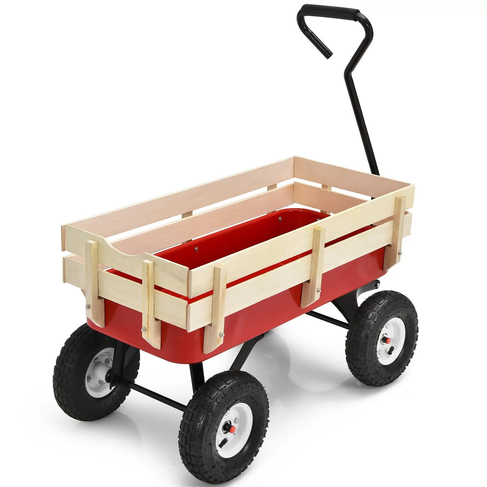 Goplus OGY01907 3-cu ft Steel Yard Cart - Image 3