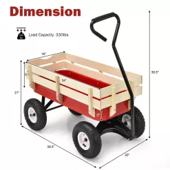 Alternative view of Goplus OGY01907 3-cu ft Steel Yard Cart