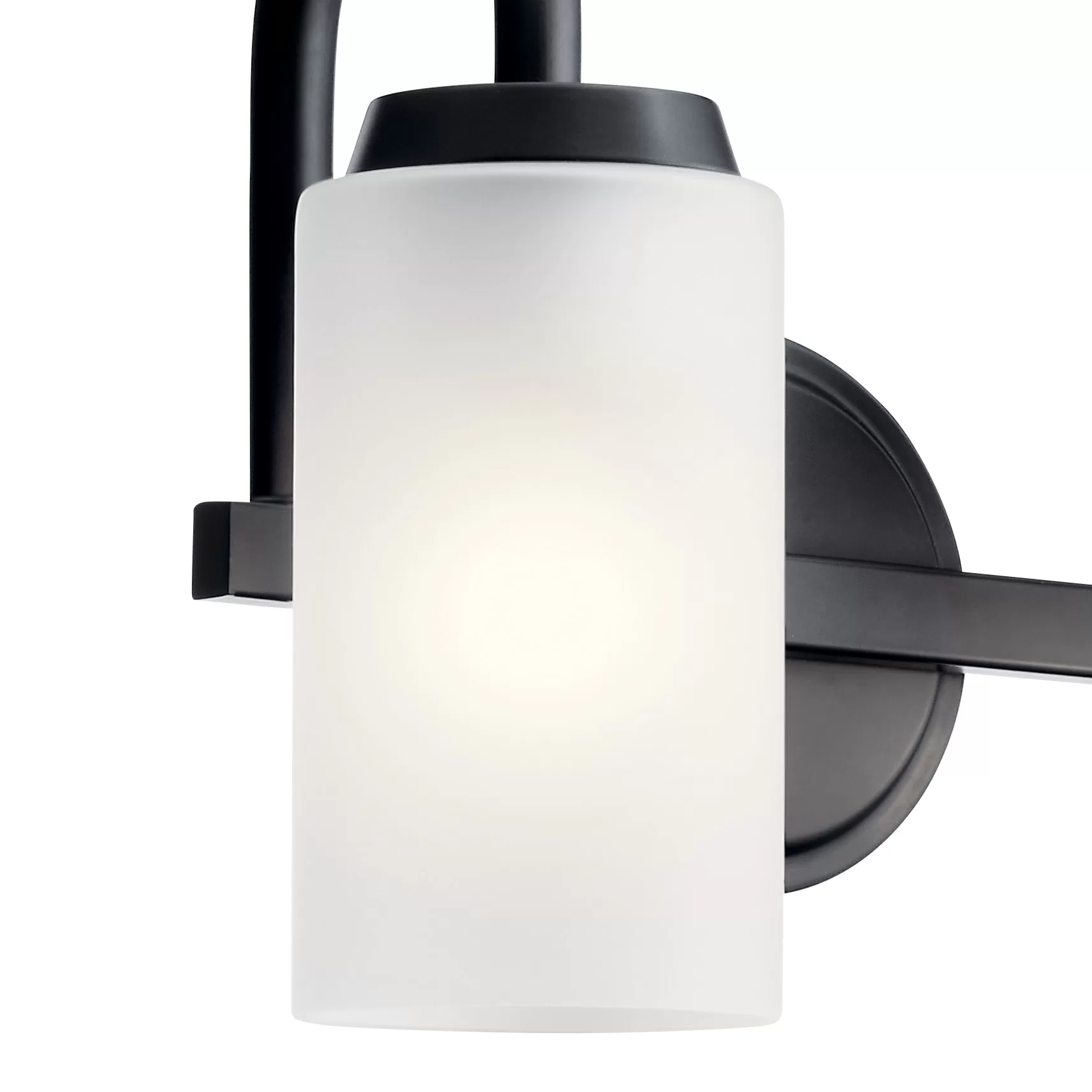 Kichler 55086BK Kennewick 13.25-in 2-Light Black Traditional Vanity Light - Image 2